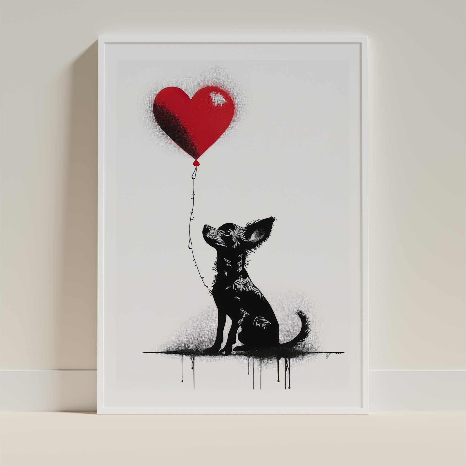 Chihuahua DOGSY Series inspired by the Art of Banksy image 9