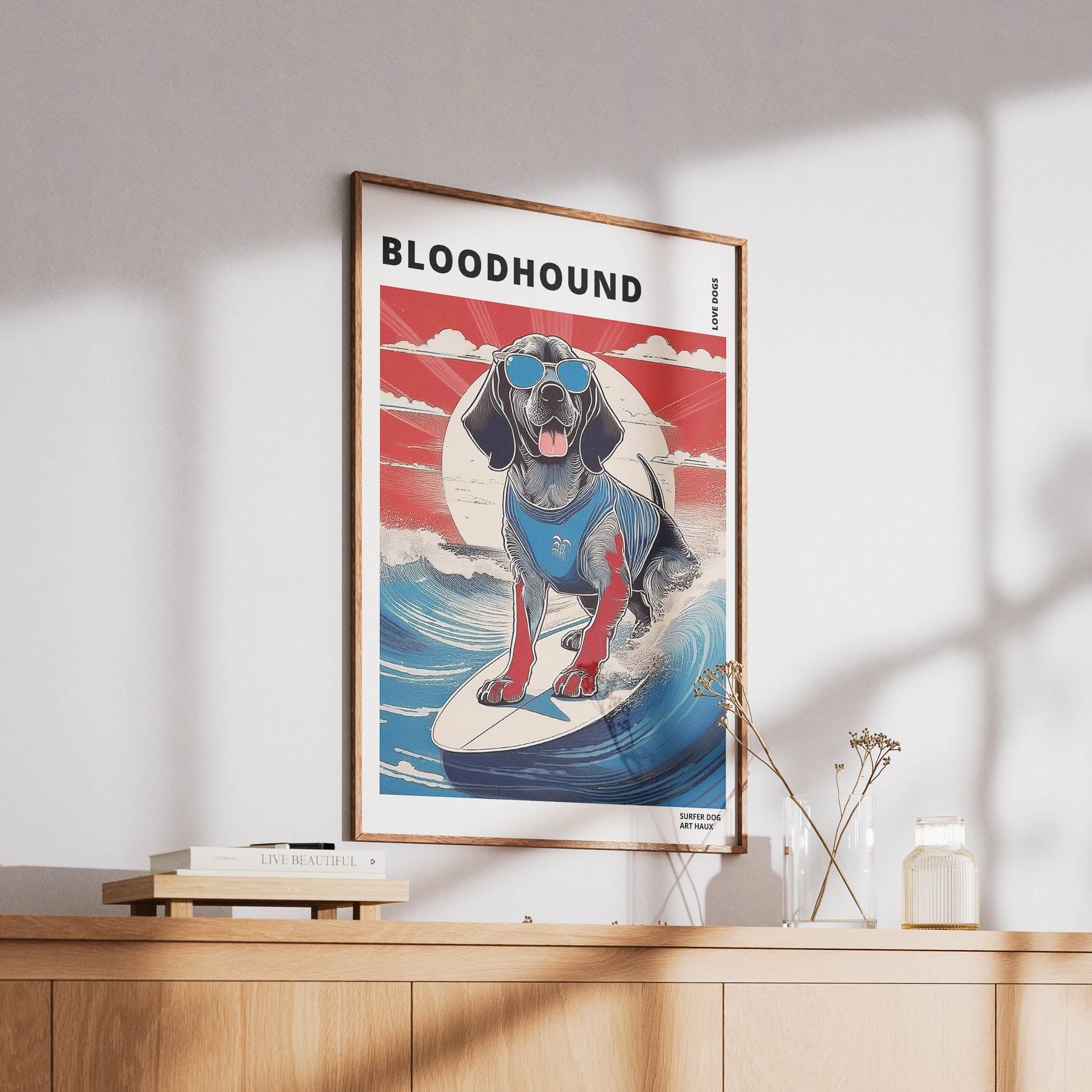 Blood Hound Hokosai Surfer Dogs 1 image 6