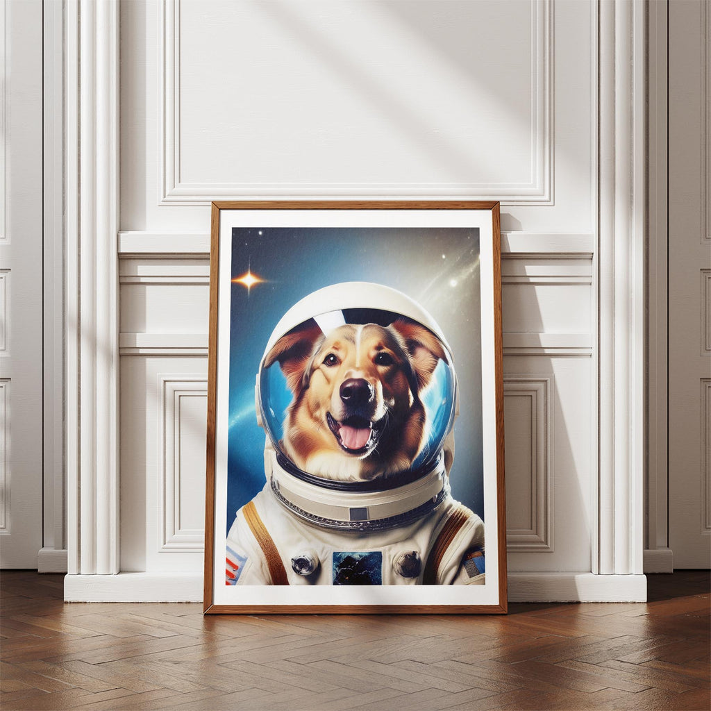 Rough Smooth Collie Astronaut Dog Series image 4