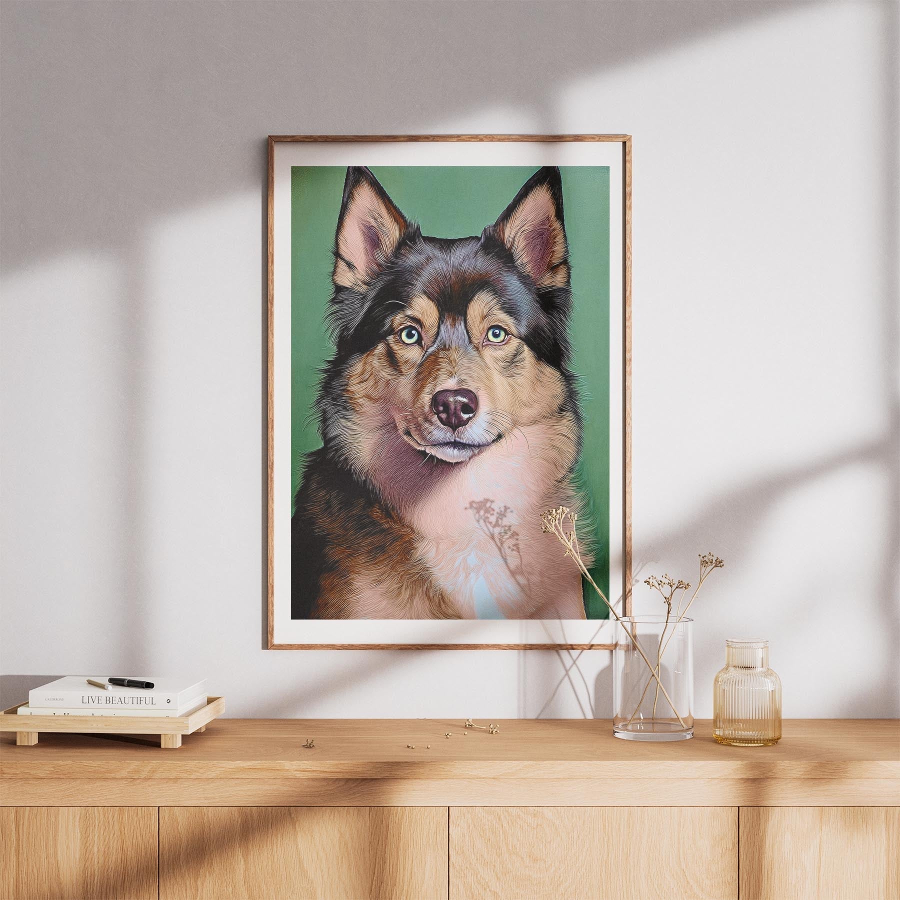 Finnish Lapphund Green Painted Series image 8