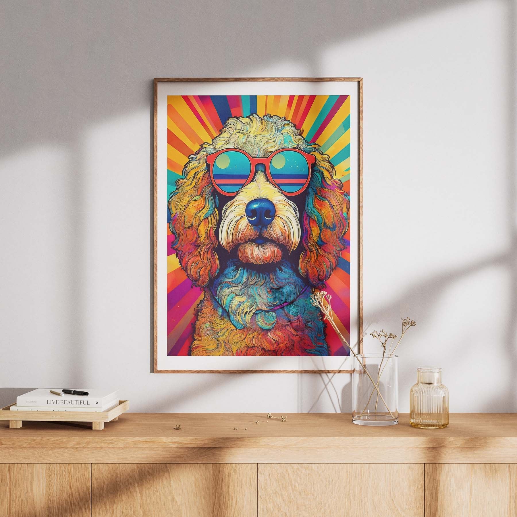 Cavoodle In Colourful Sunnies 1 image 8