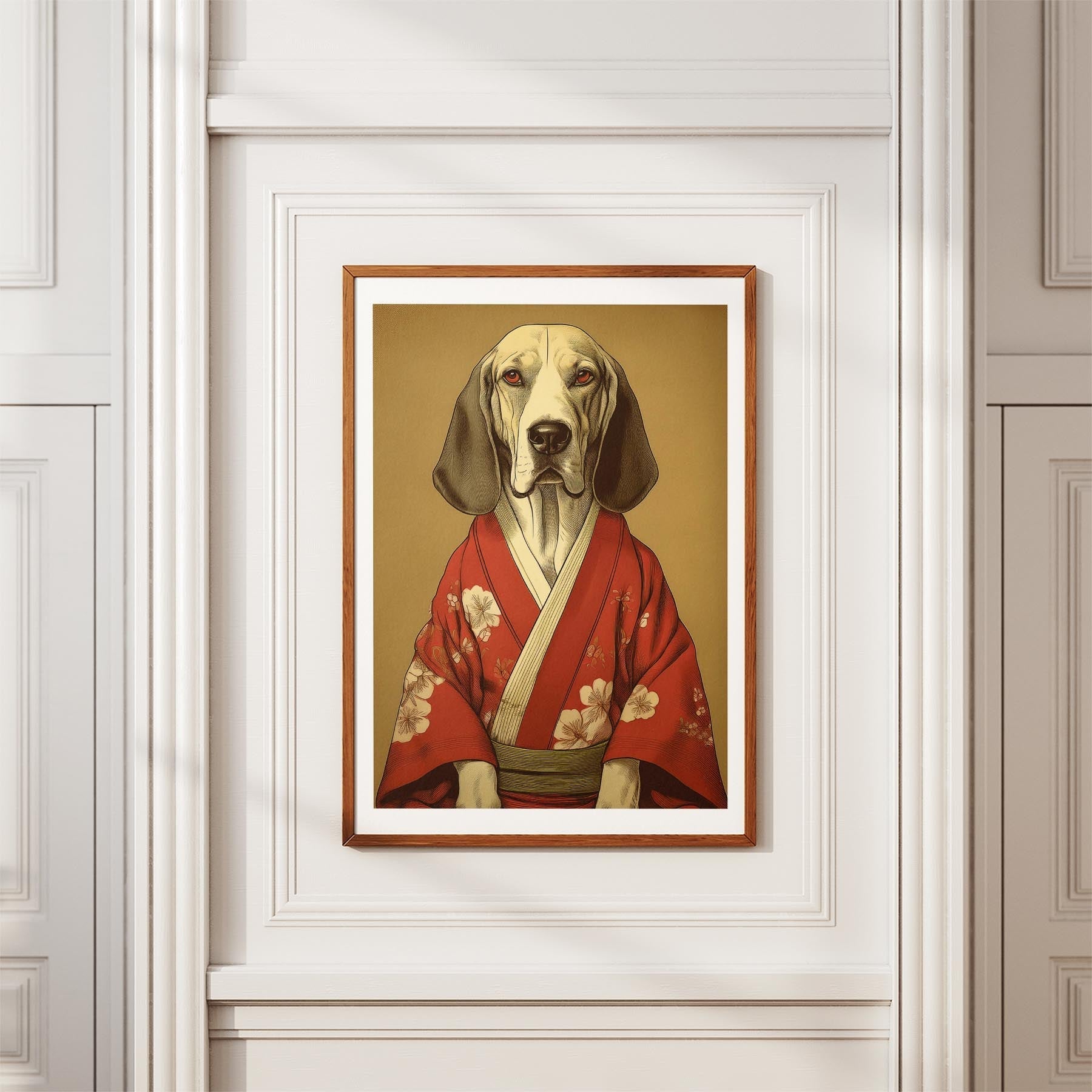 Bloodhound Japanse Kimono Dog Series image 3