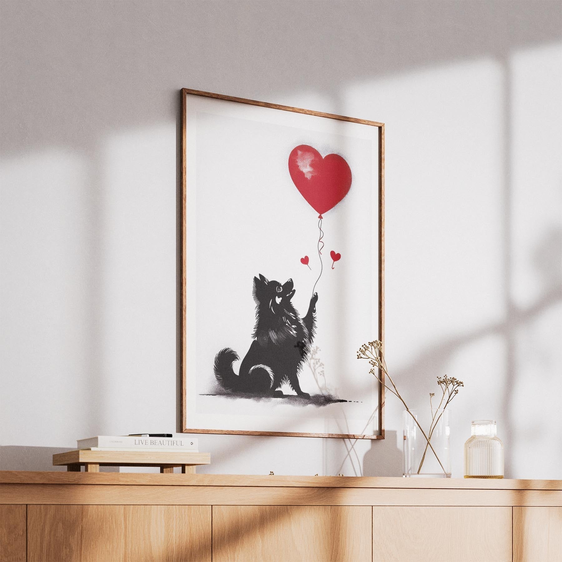 Pomeranian DOGSY Series inspired by the Art of Banksy image 5