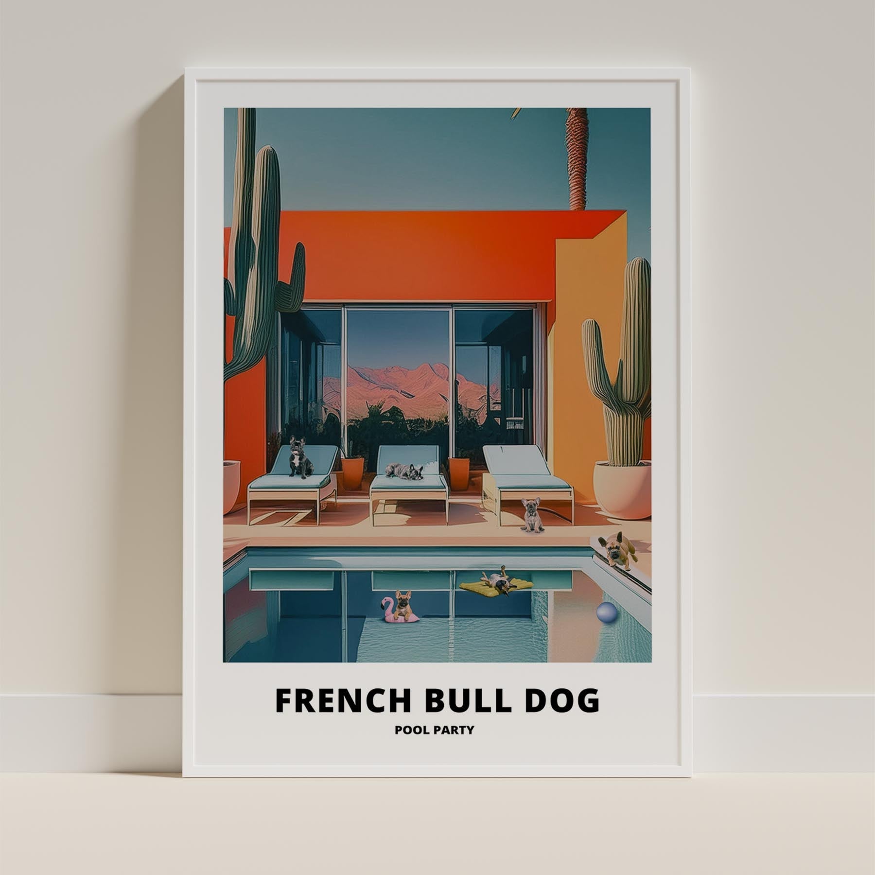 French Bull Dog Pool Party image 13