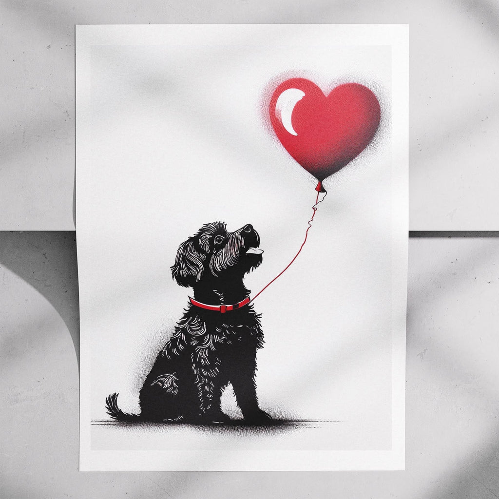 Bichon Frise DOGSY Series inspired by the Art of Banksy image 7