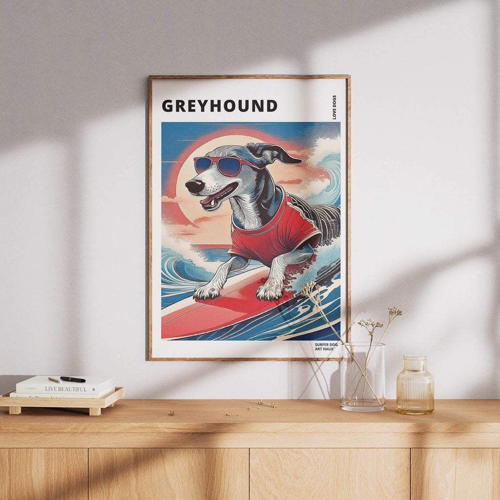 Grey Hound Hokosai Surfer Dogs 1 image 8