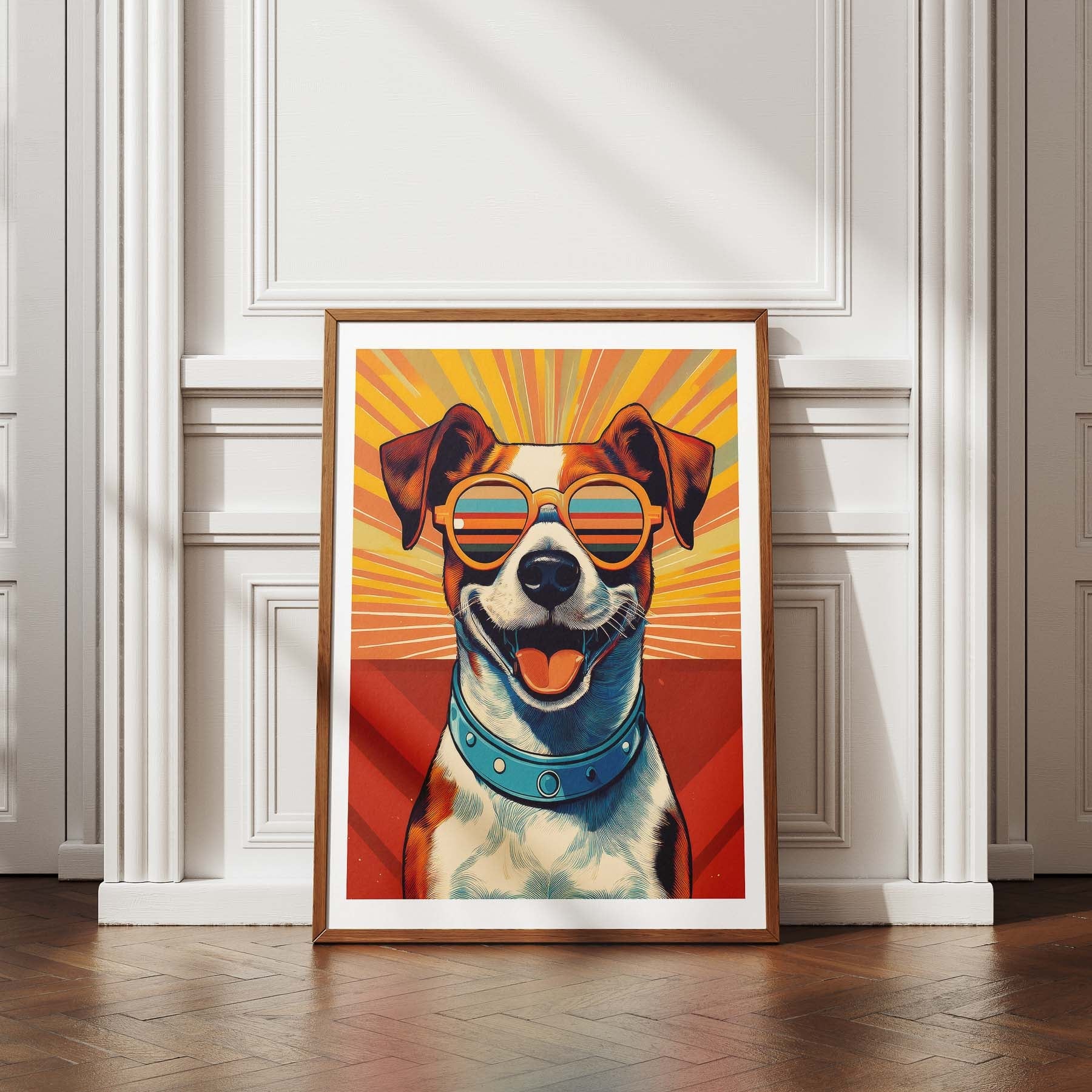 Jack Russell Terrier In Colourful Sunnies 1 image 4