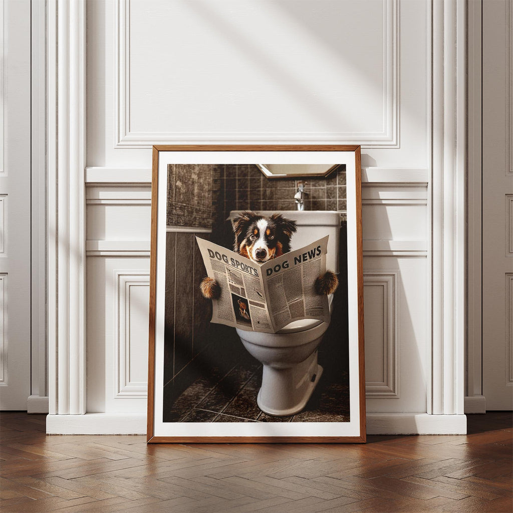 Australian Shepherd Toilet Humour Dog Series 3 image 4