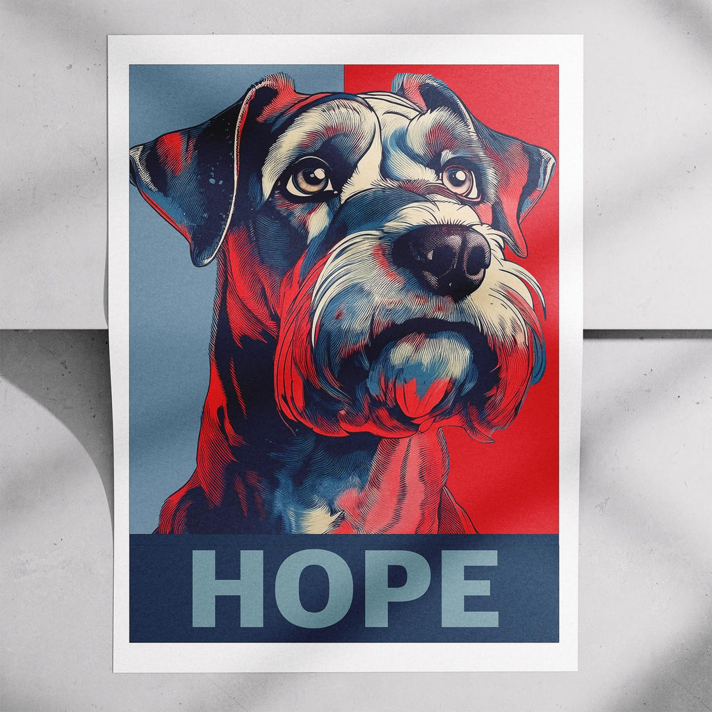 Schnauzer HOPE Series Inspired by the Obama Poster image 7