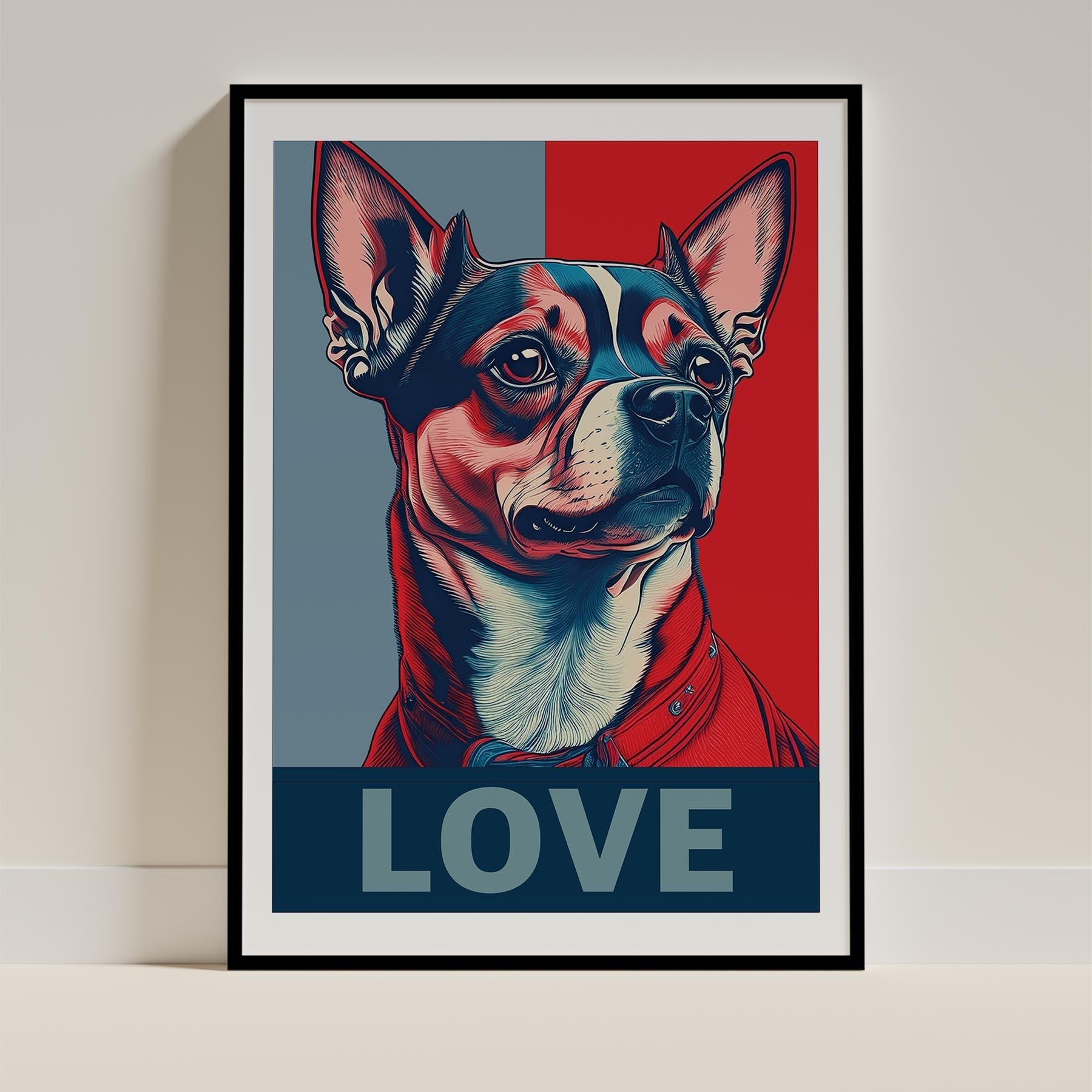 Chihuahua LOVE Series Inspired by the Obama Poster image 0