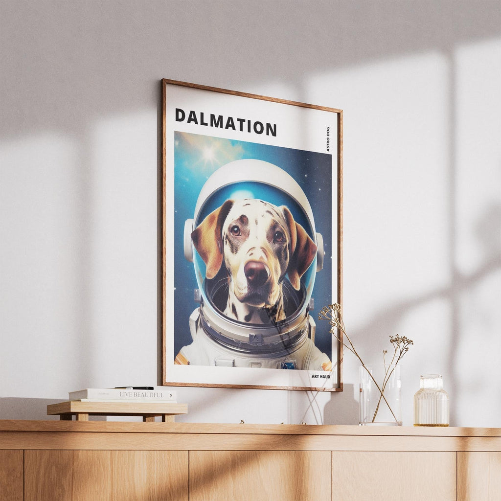 Dalmatian Astronaut Dog Series with Text Astro Dog image 5