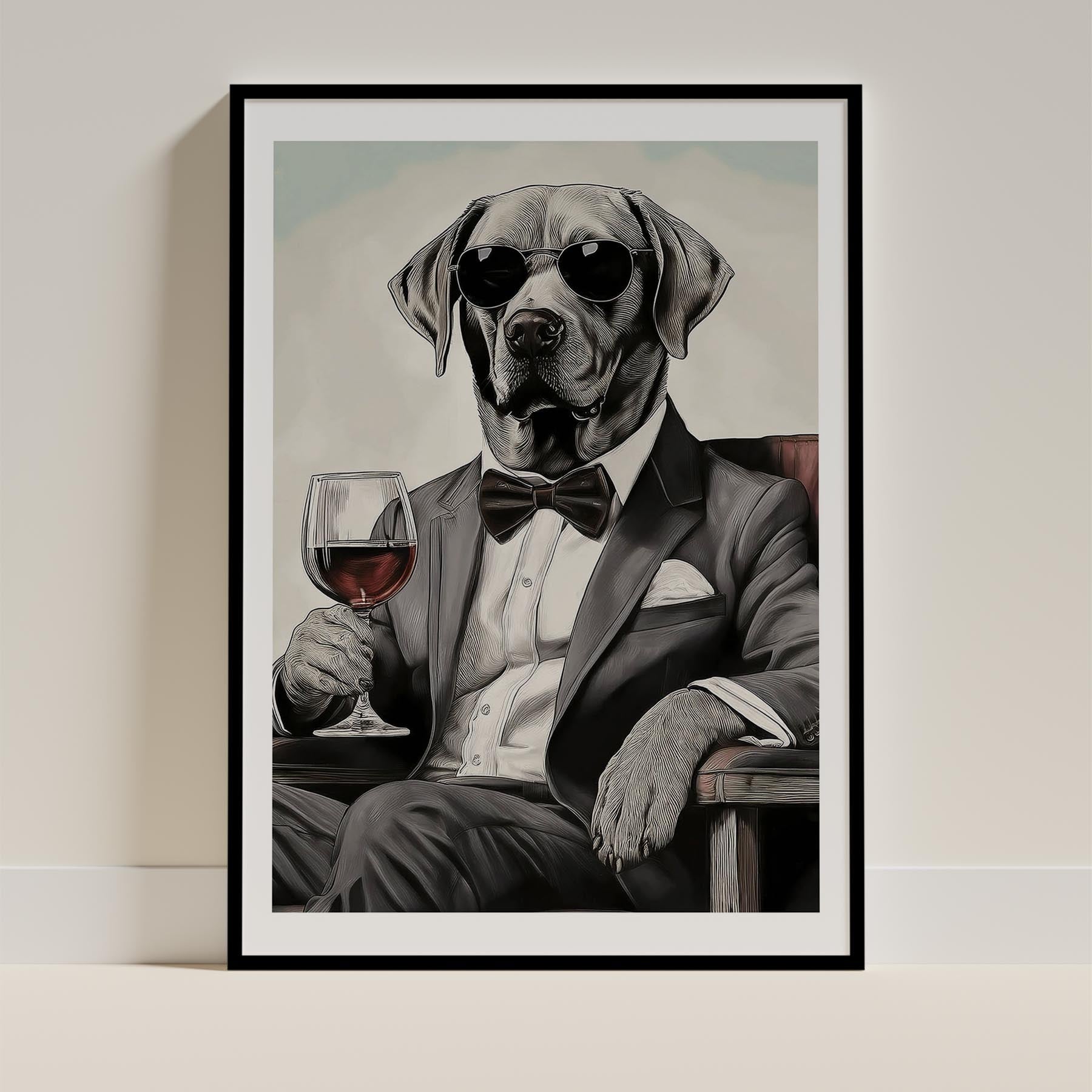 Labrador Retriever Dog Art Print Unframed Vol 2 | 11 Unique Designs | Wall Art Gift for Dog Lovers | Dogsy & Co