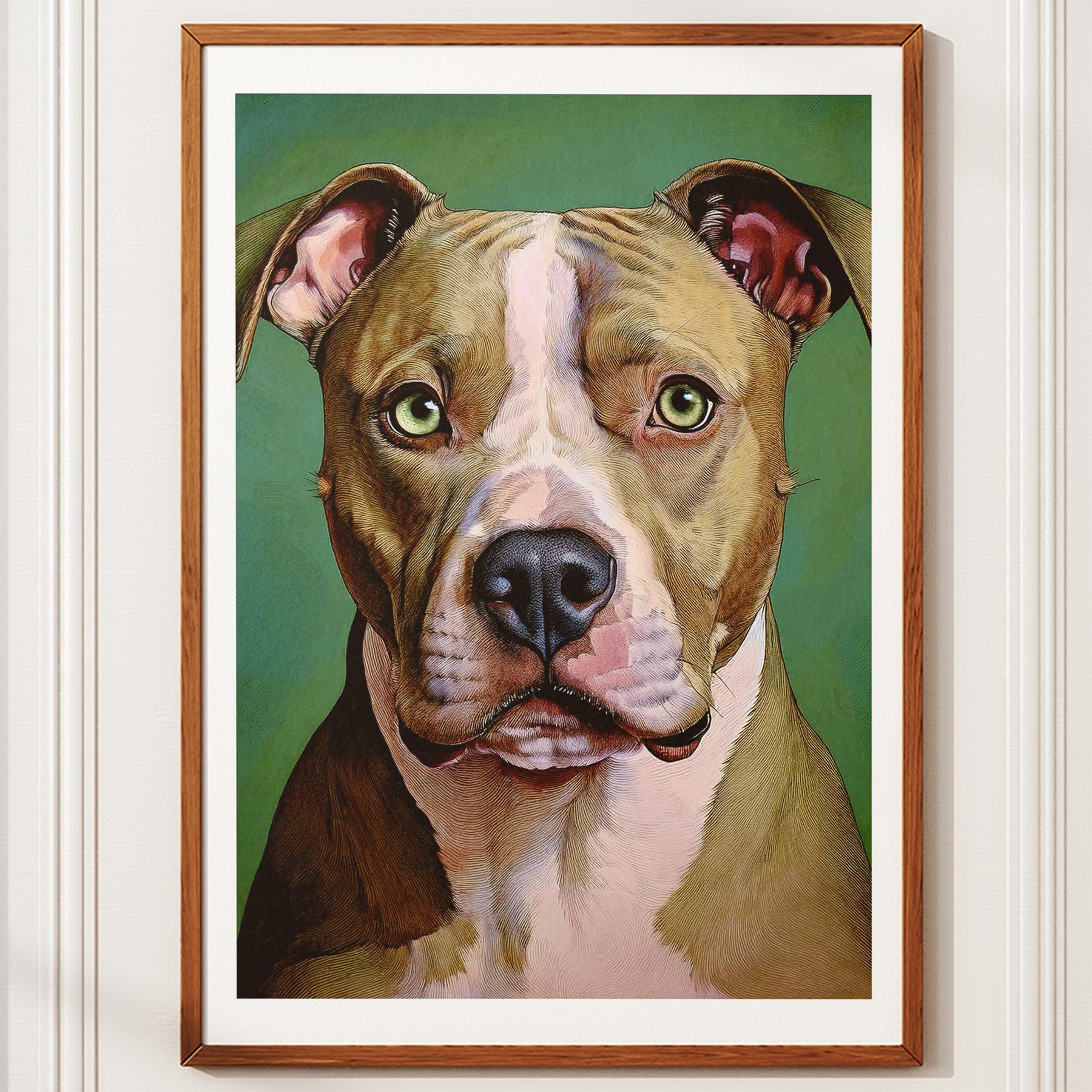 American Staffordshire Terrier Green Painted Series image 10