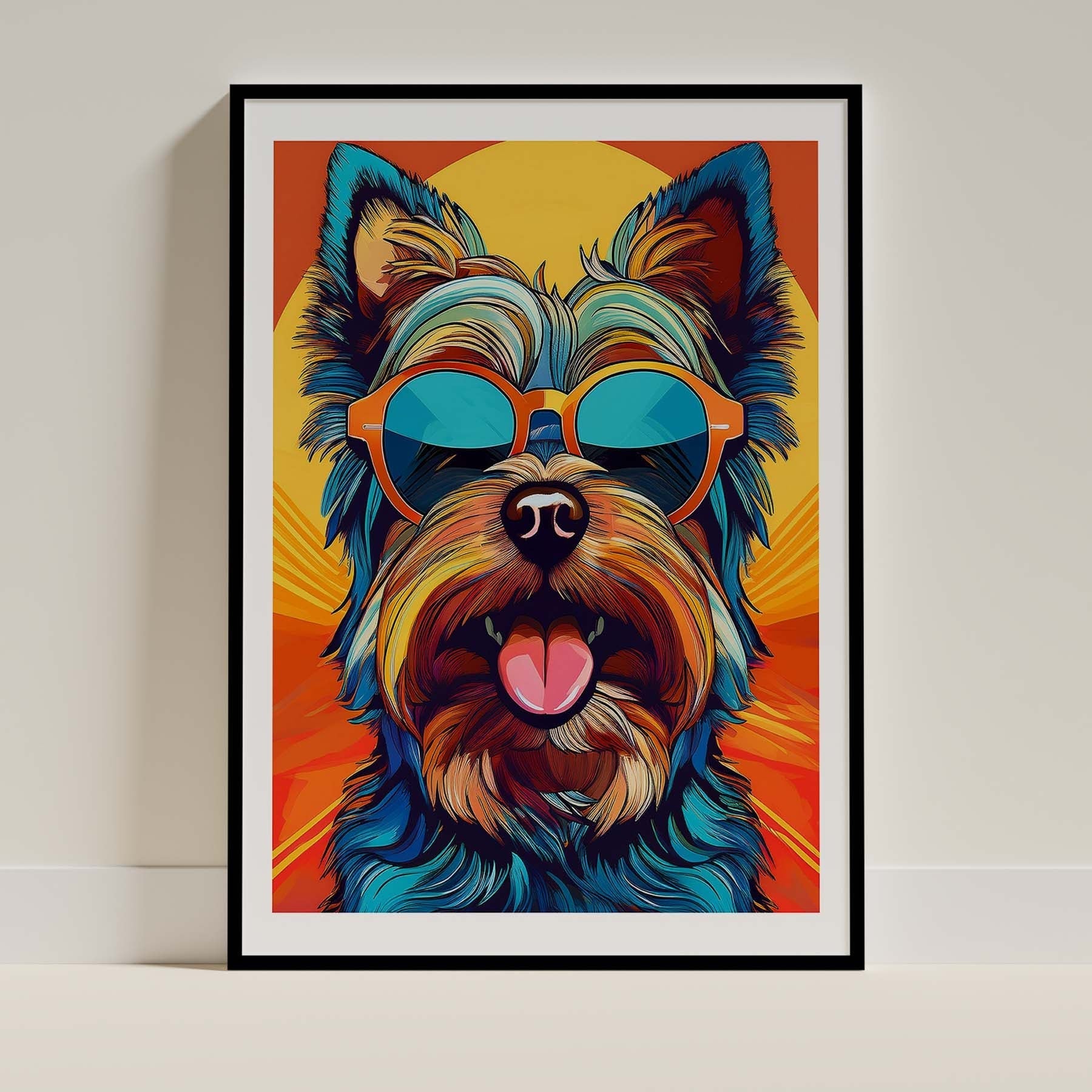 Yorkshire Terrier Dog Art Print Unframed Vol 2 | 6 Unique Designs | Wall Art Gift for Dog Lovers | Dogsy & Co