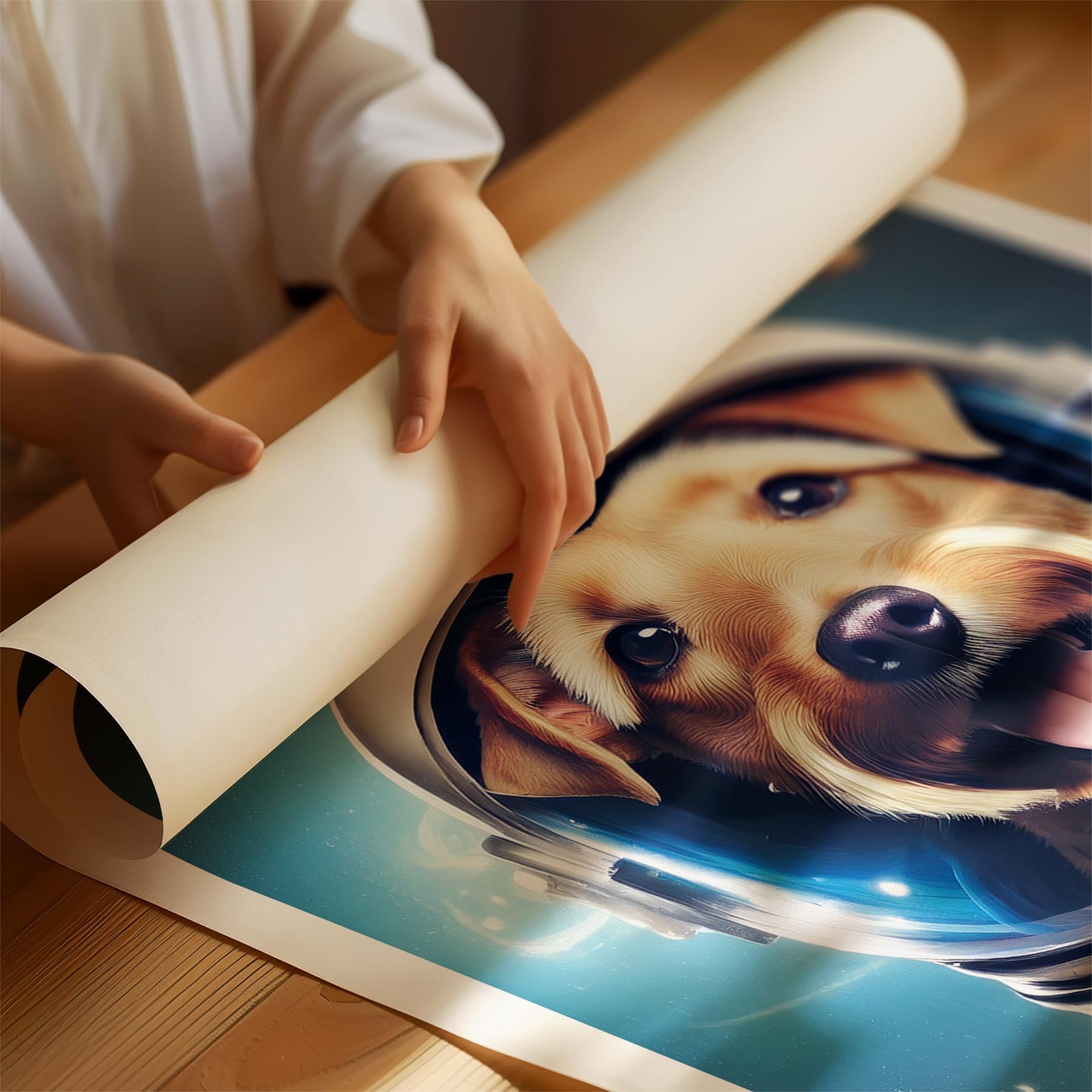 Irish Terrier Astronaut Dog Series image 1