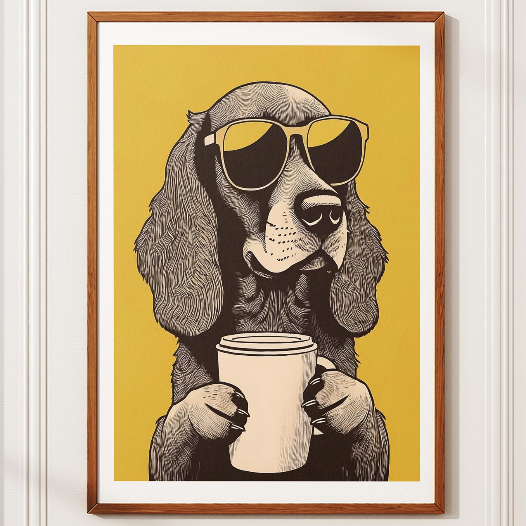 Cocker Spaniel Chillin Coffee Dog image 10