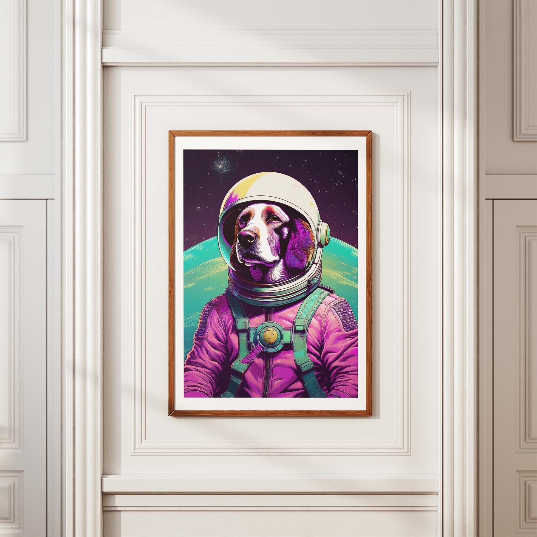 English Setter Space Dogs Series image 3