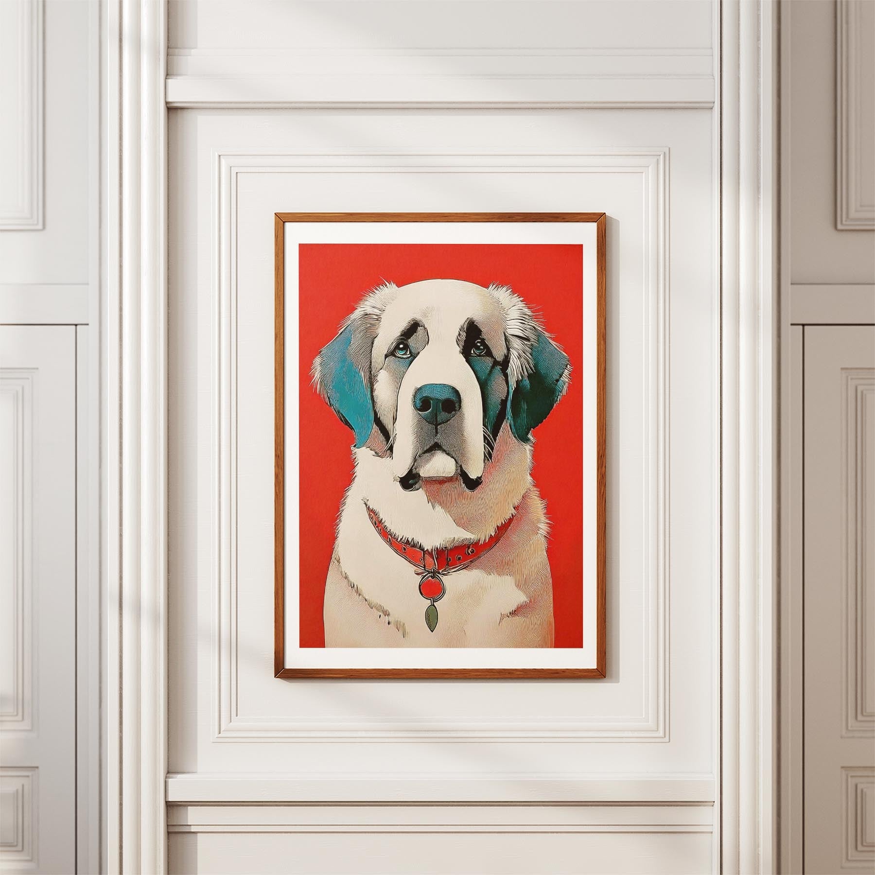 Saint Bernard Red Dog Series image 3
