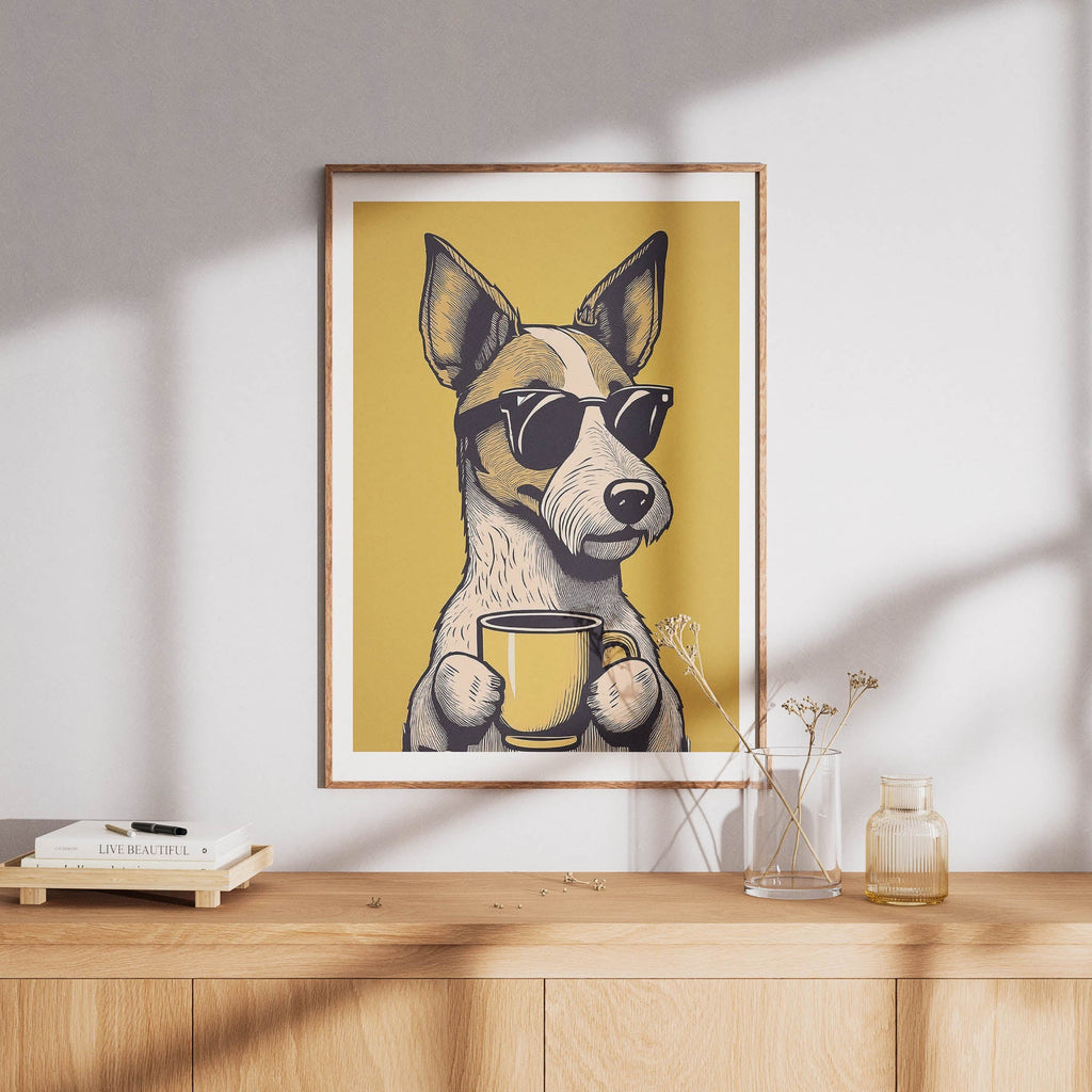 Fox Terrier Chillin Coffee Dog image 8
