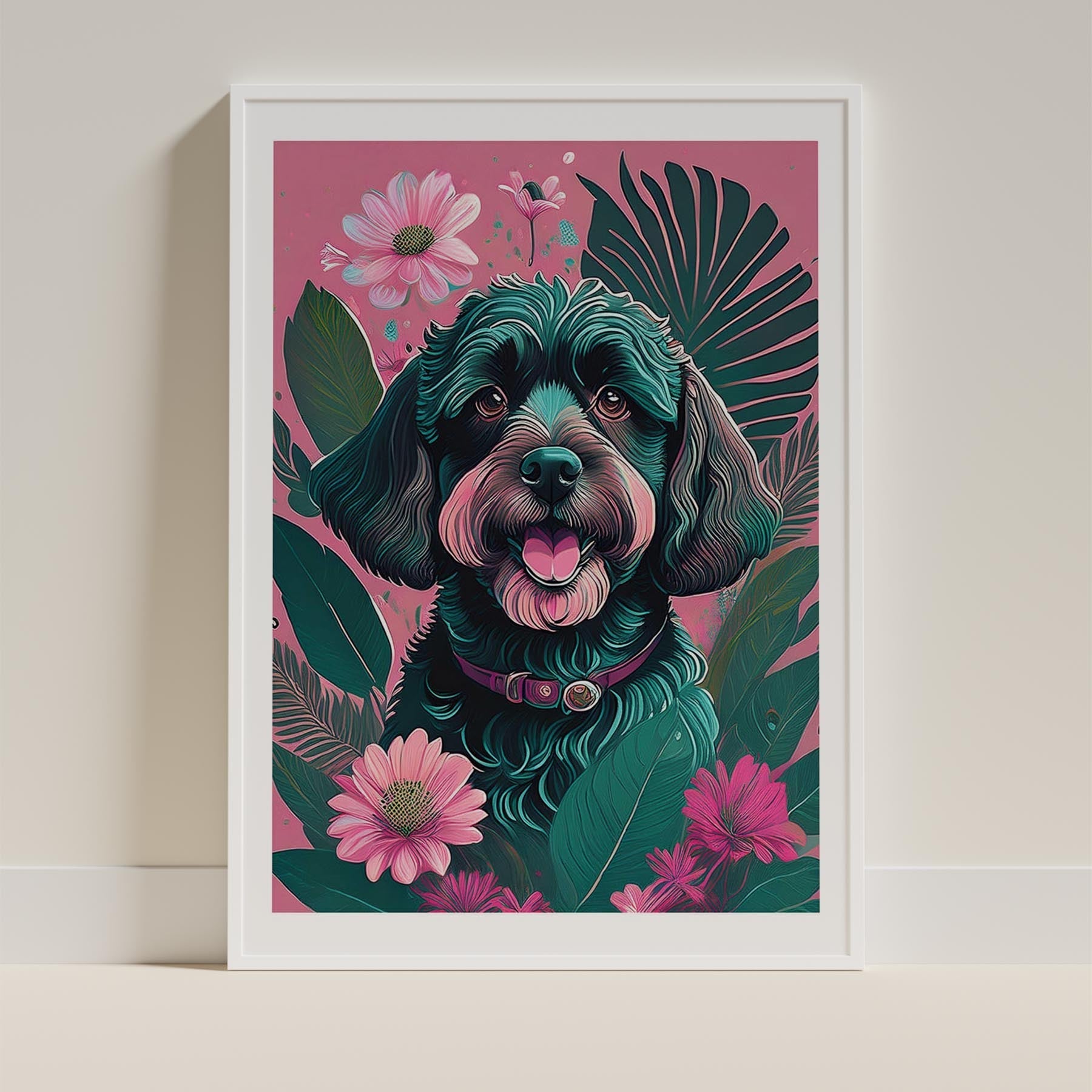 Cavoodle Flowery Dog image 9
