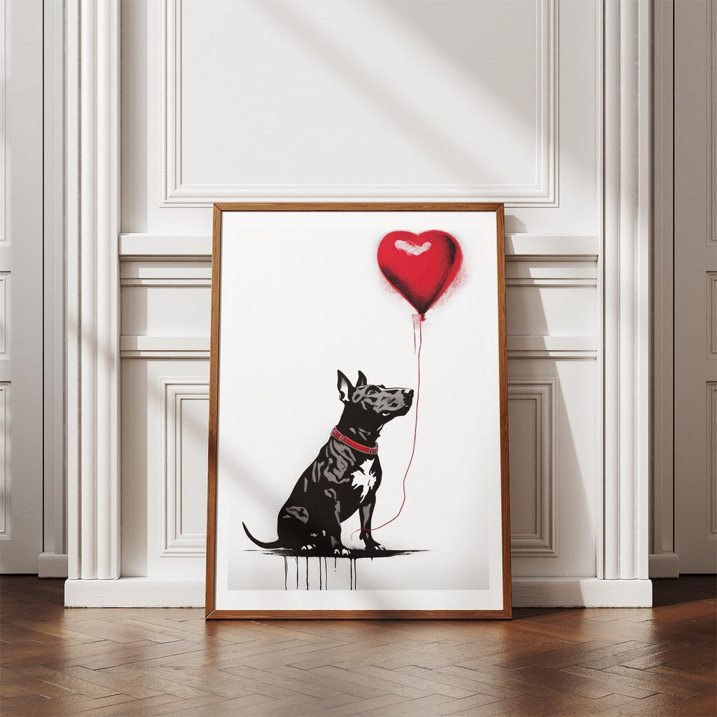 Bull Terrier DOGSY Series inspired by the Art of Banksy image 4