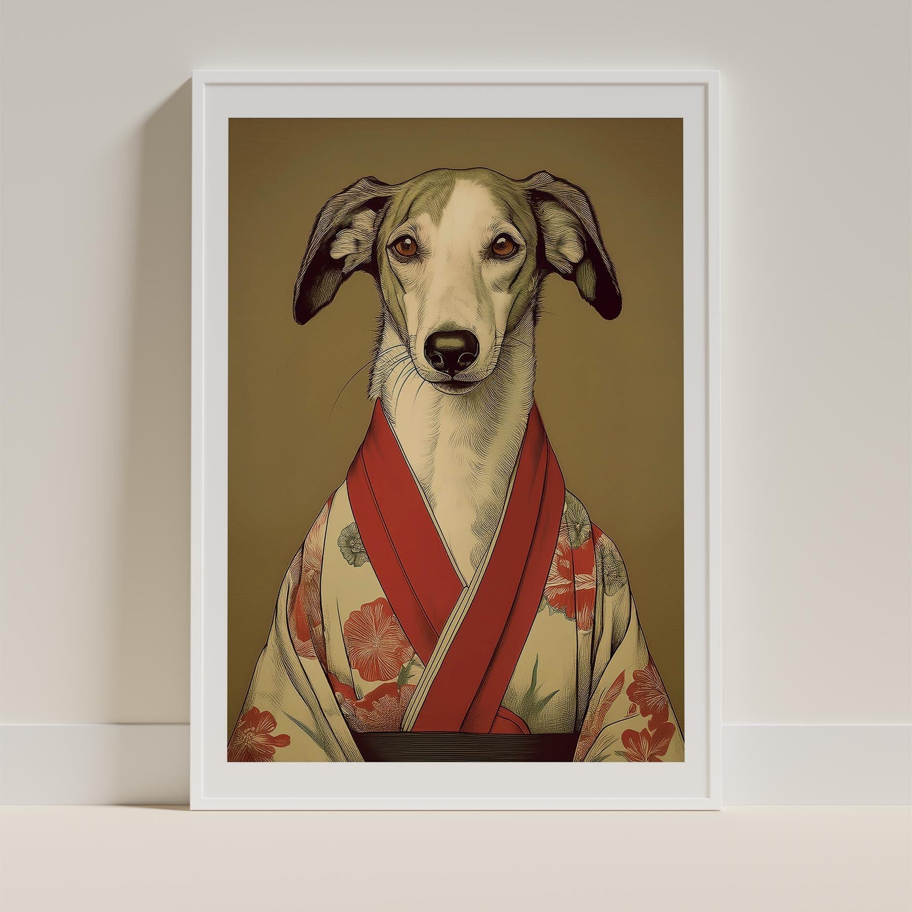 Borzoi Japanse Kimono Dog Series image 9