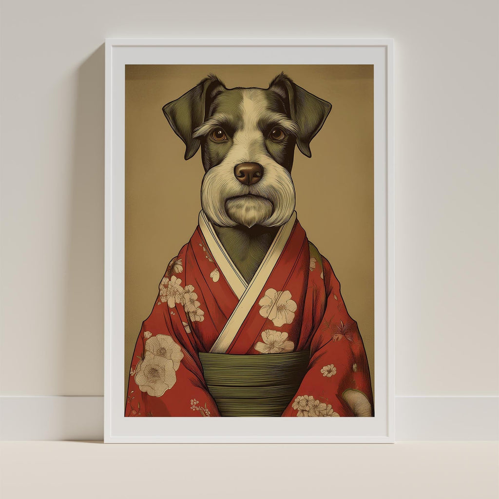 Schnauzer Japanse Kimono Dog Series image 9