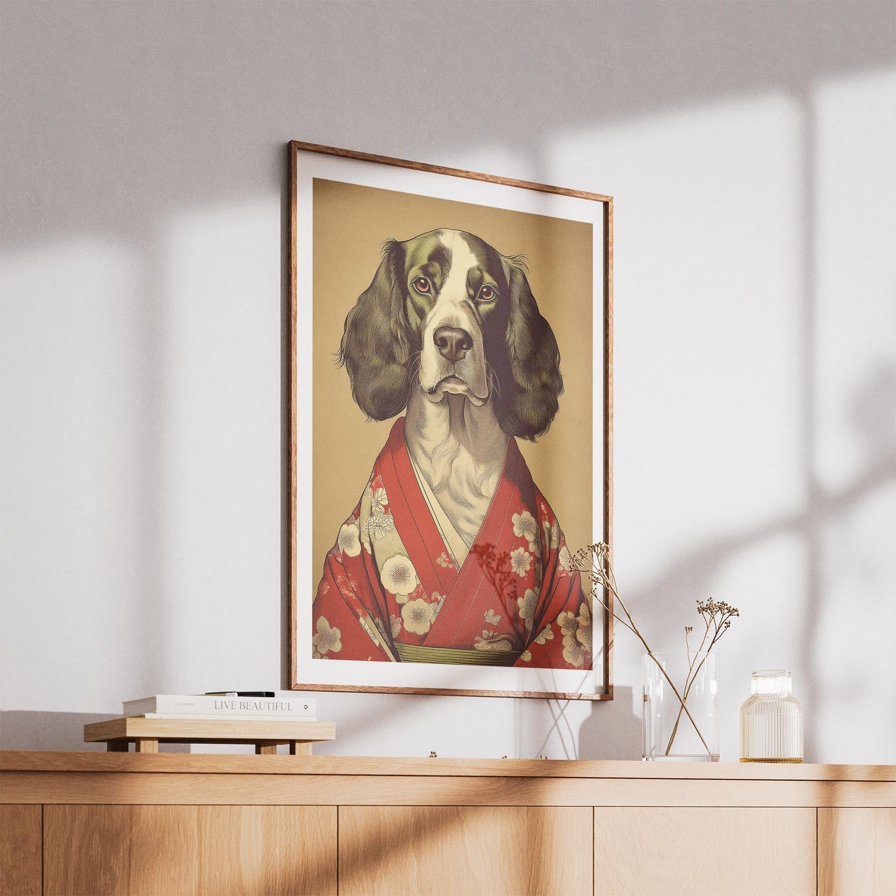 English Springer Spaniel Japanse Kimono Dog Series image 5