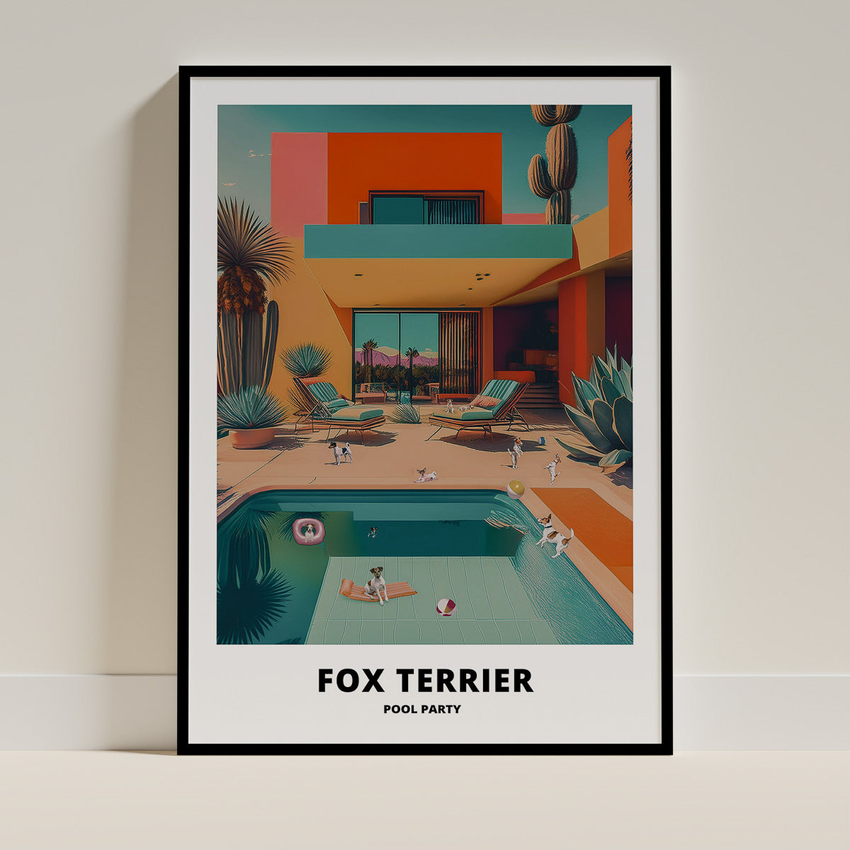 Fox Terrier Dog Art Print Unframed Vol 2 | 10 Unique Designs | Wall Art Gift for Dog Lovers - Image 10 | Dogsy & Co