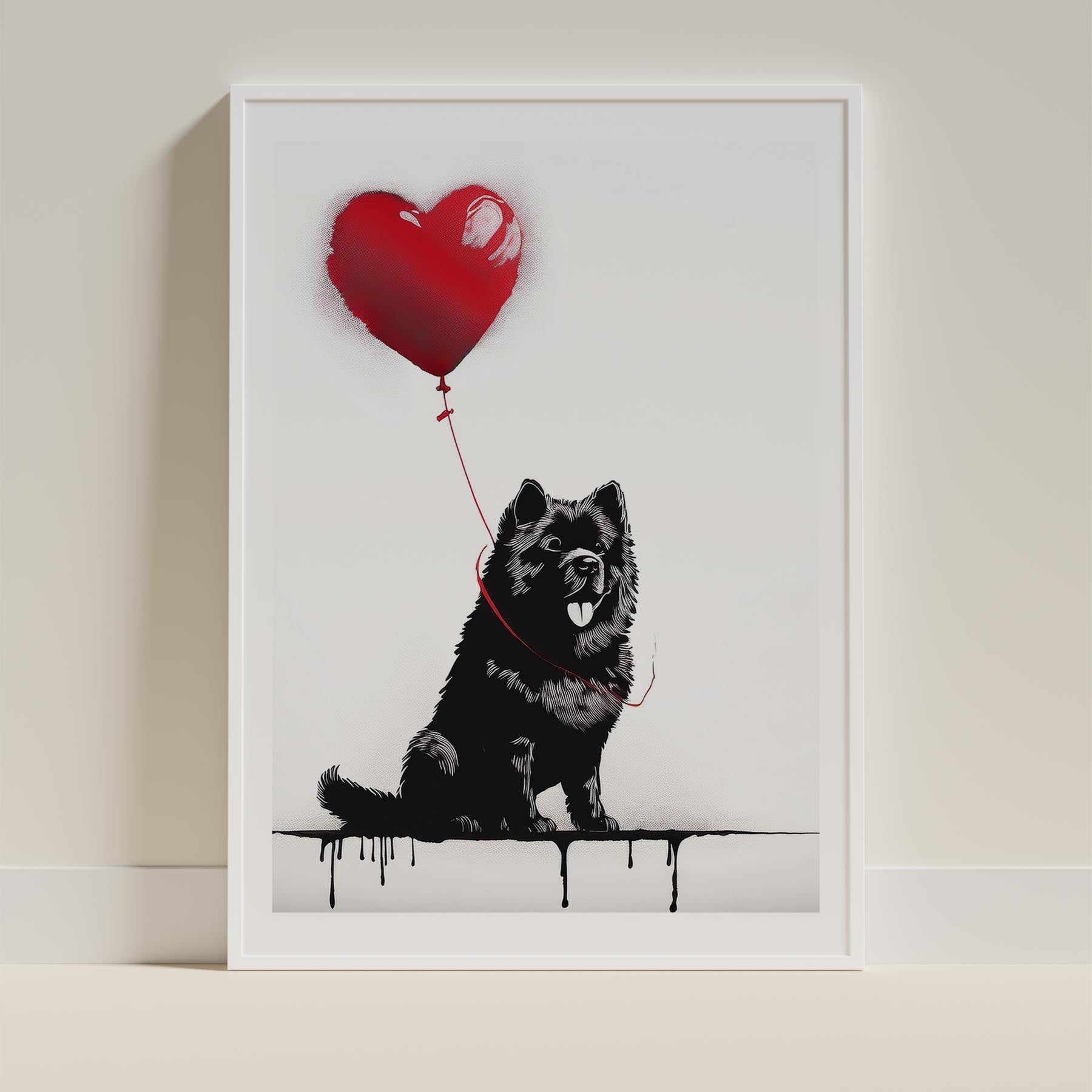 Chow Chow DOGSY Series inspired by the Art of Banksy image 9