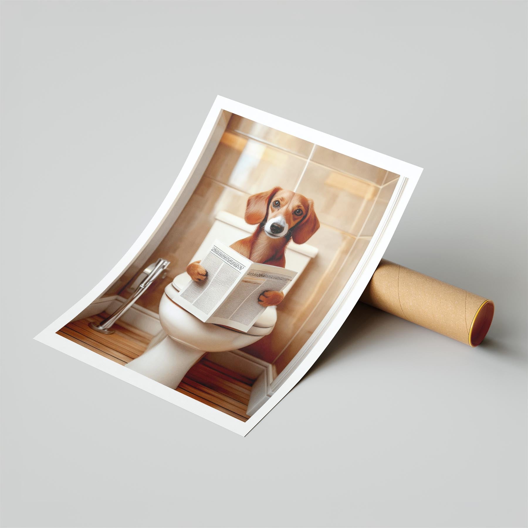 Dachshund Toilet Humour Dog Series 1 image 6