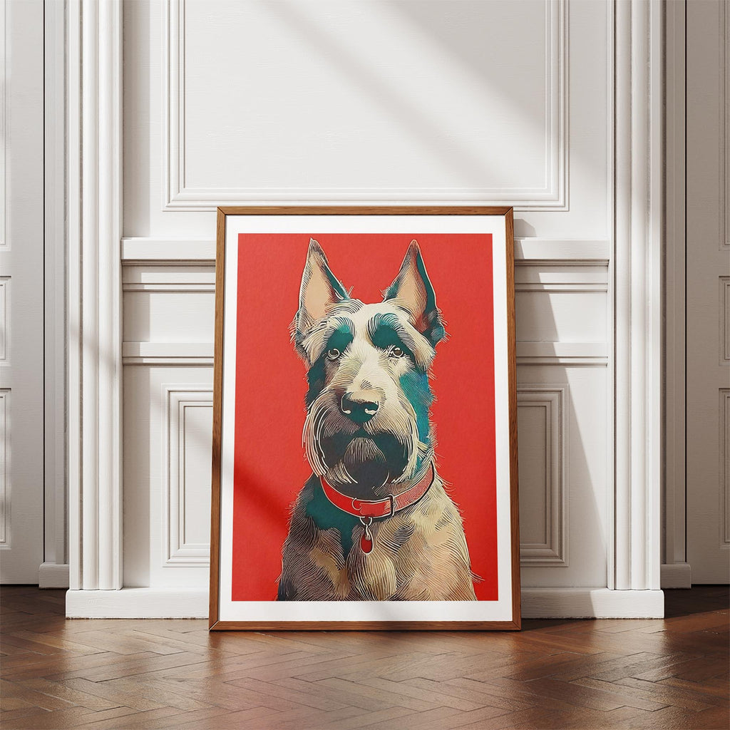 Black Russian Terrier Red Dog Series image 4
