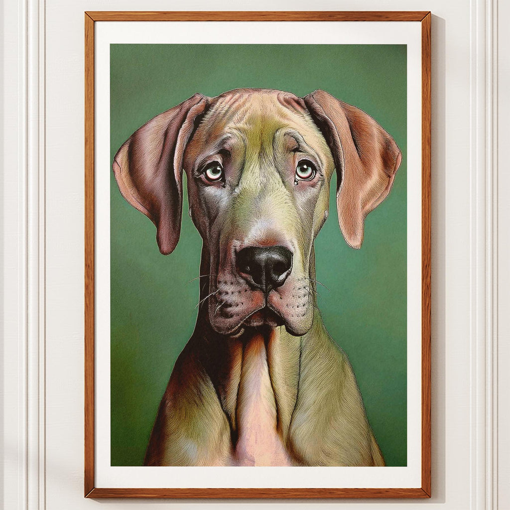 Great Dane Green Painted Series image 10