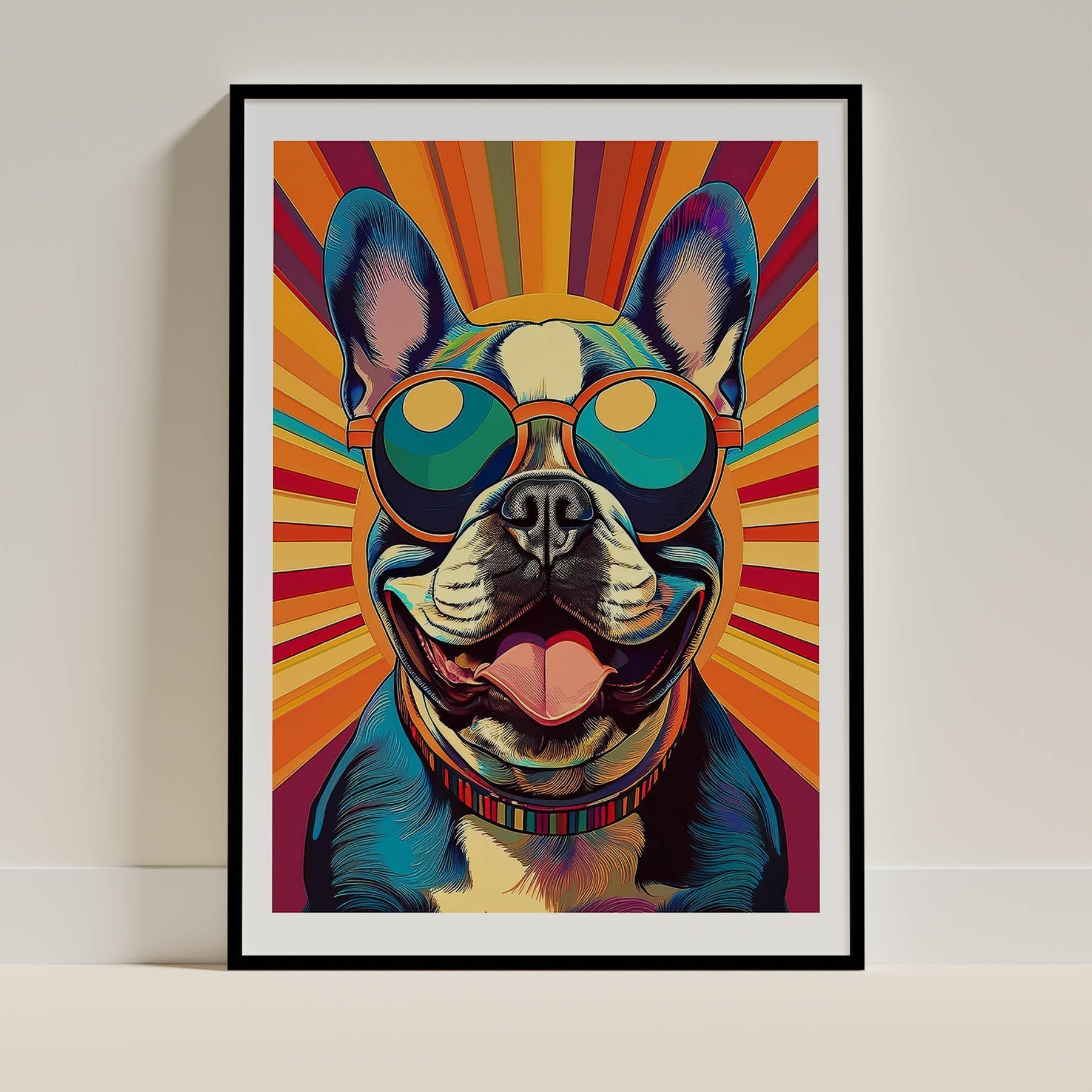 French Bull Dog Dog Art Print Unframed | 4 Unique Designs | Wall Art Gift for Dog Lovers | Dogsy & Co