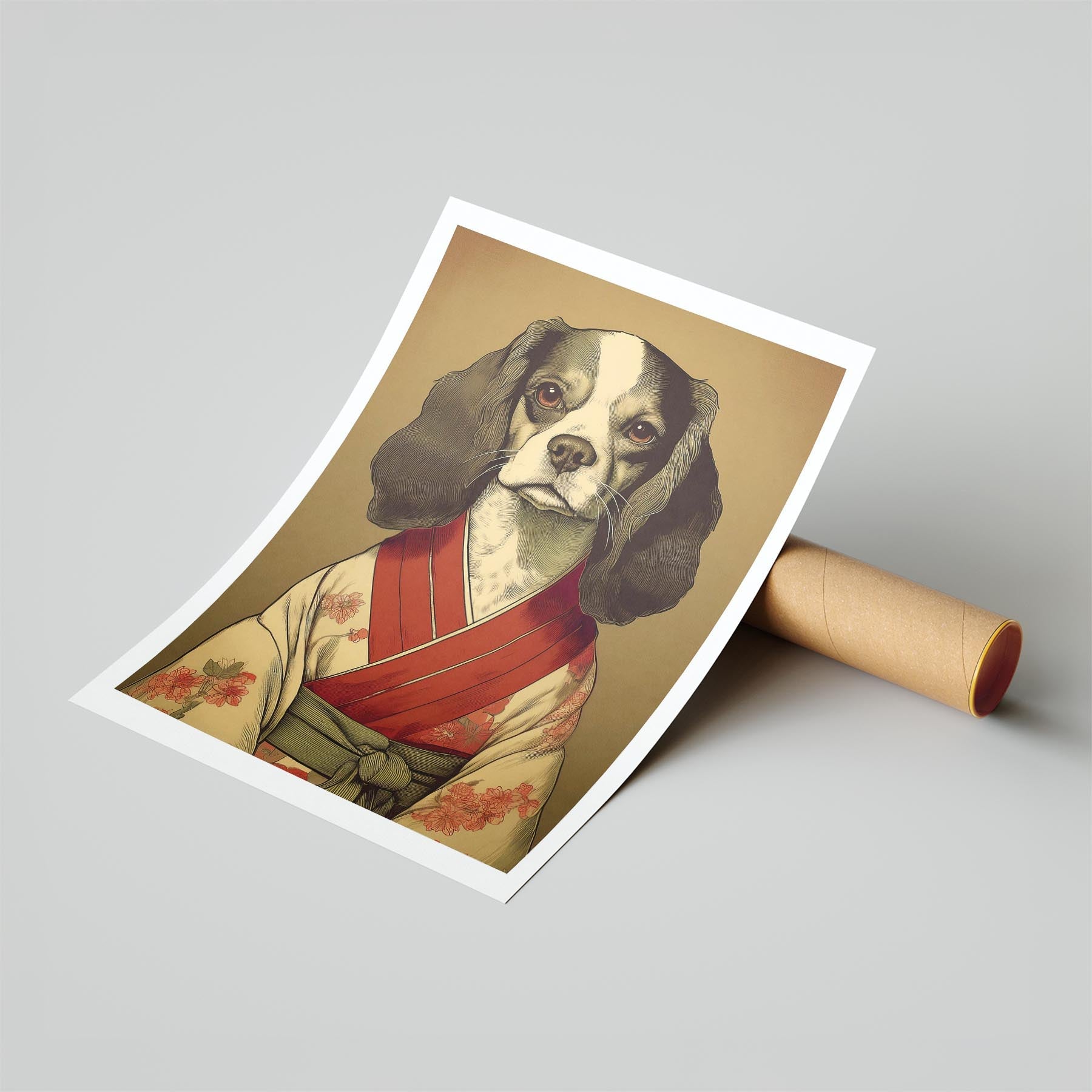Cavalier Spaniel Japanse Kimono Dog Series image 6