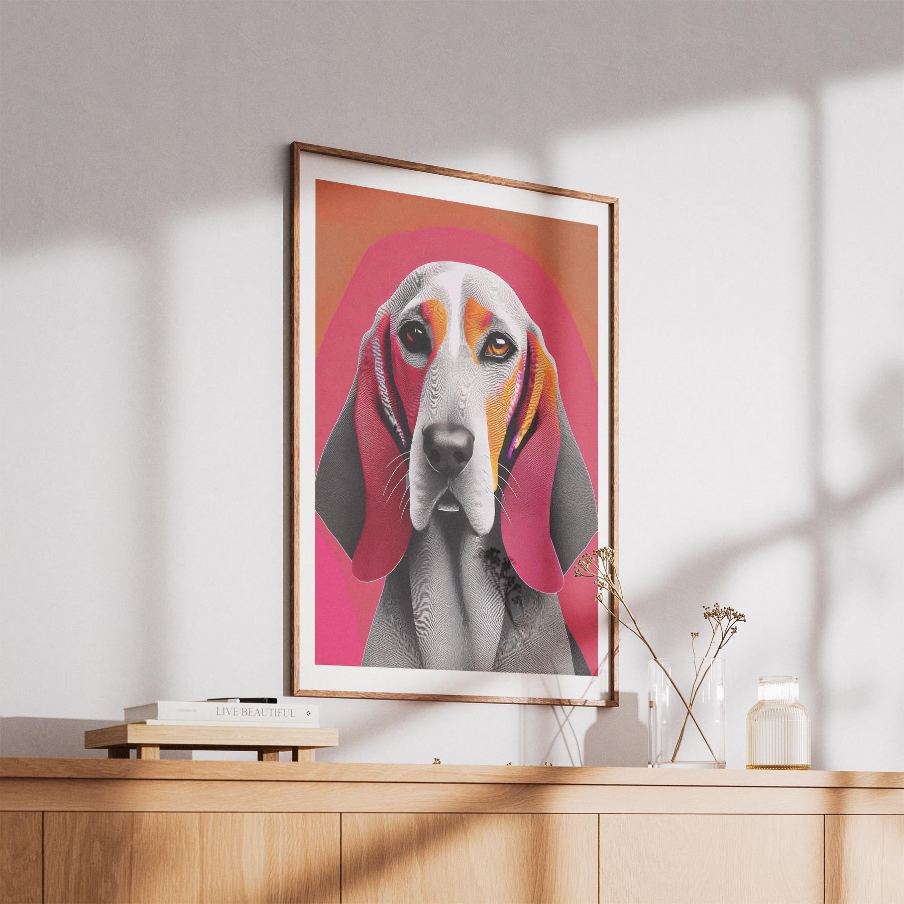 Bloodhound Modern Pop Dog Series image 5