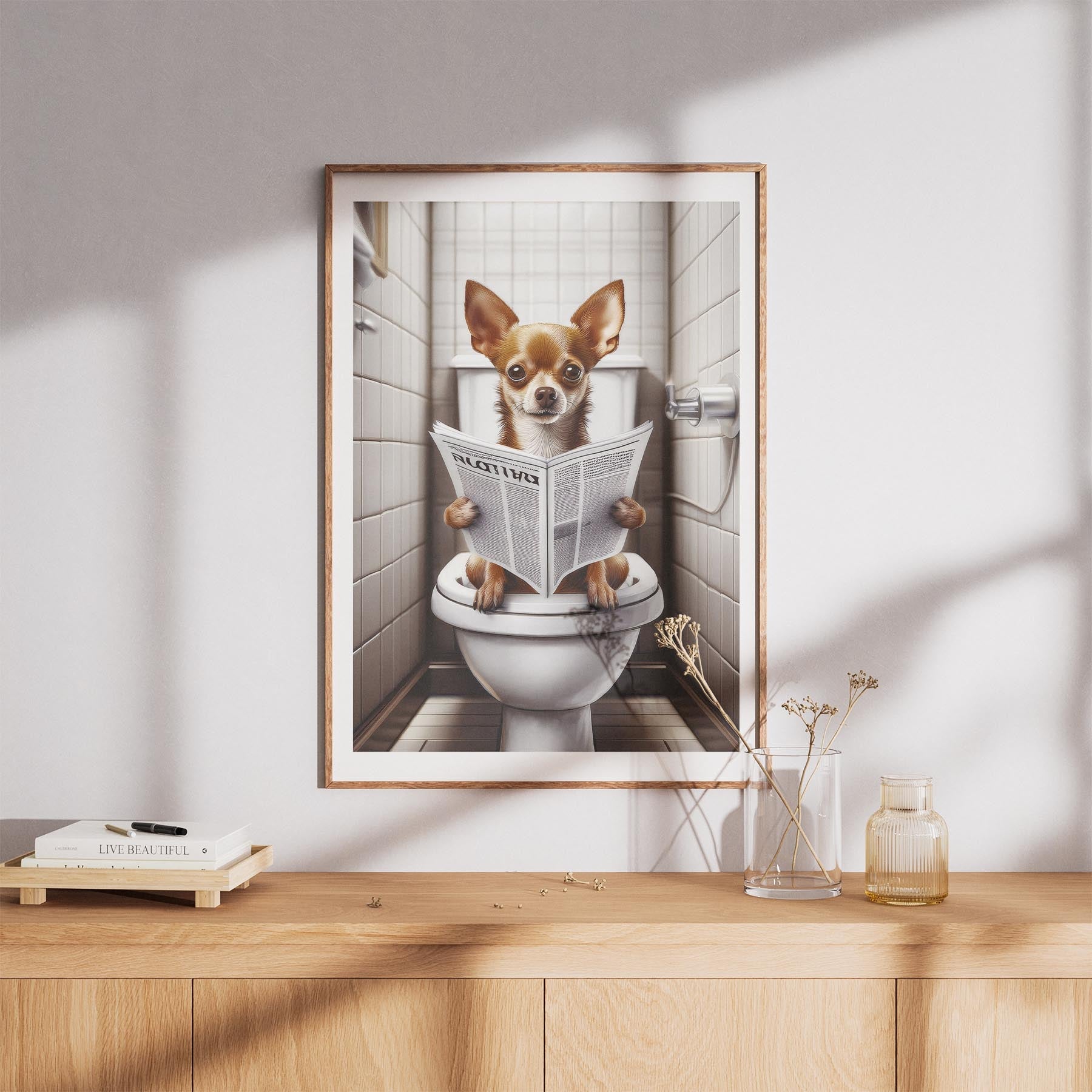 Chihuahua Toilet Humour Dog Series 1 image 8