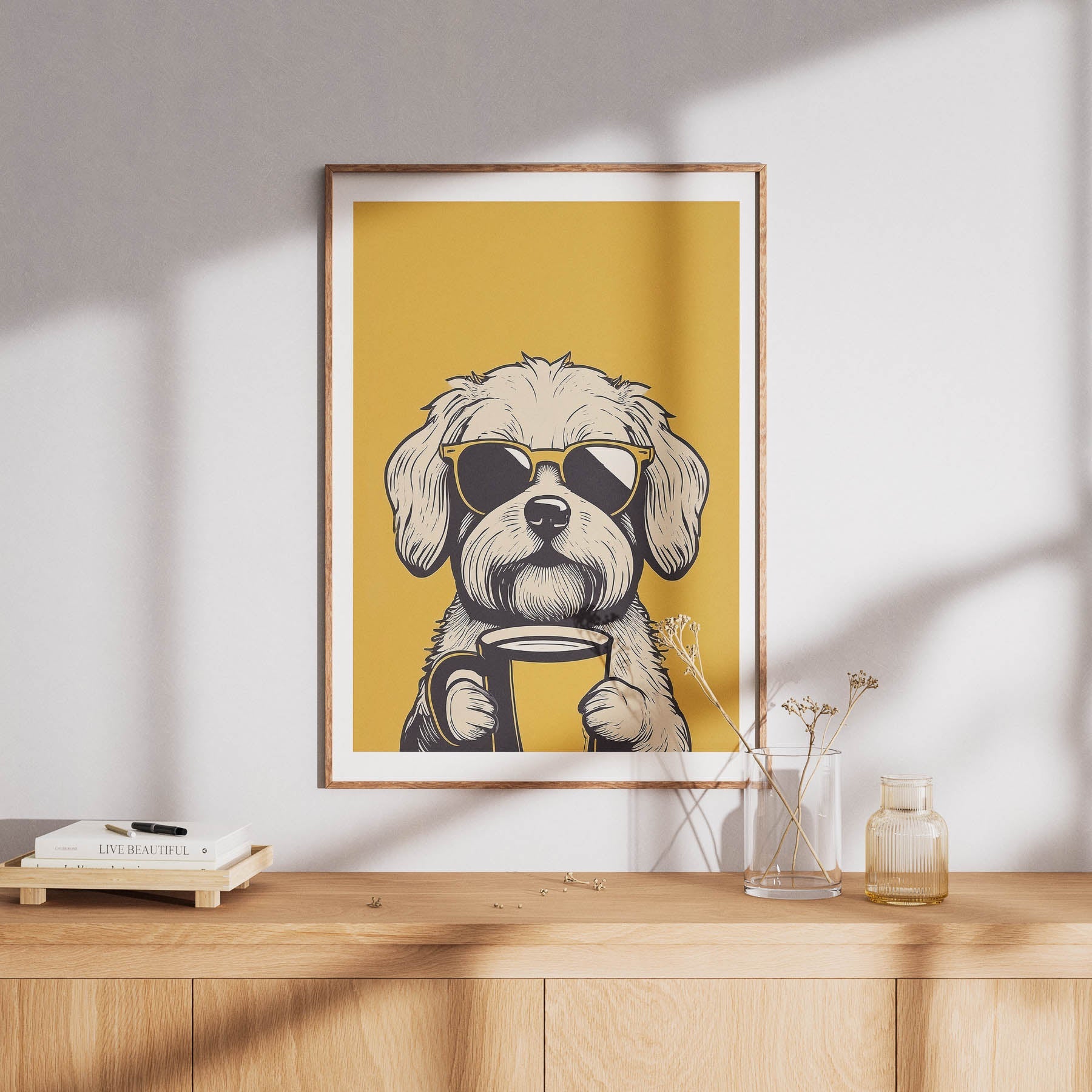 Maltese Chillin Coffee Dog image 8