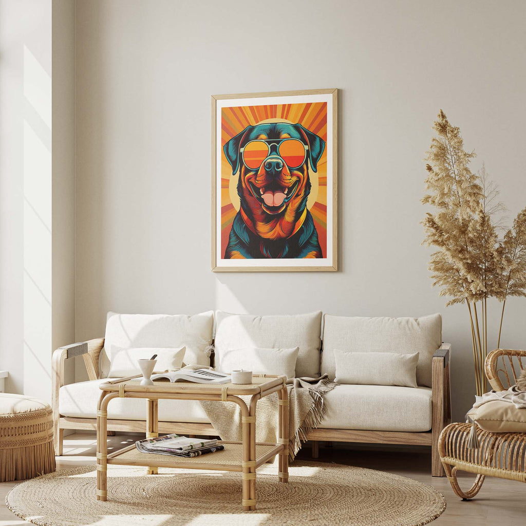 Rottweiler In Colourful Sunnies 2 image 1