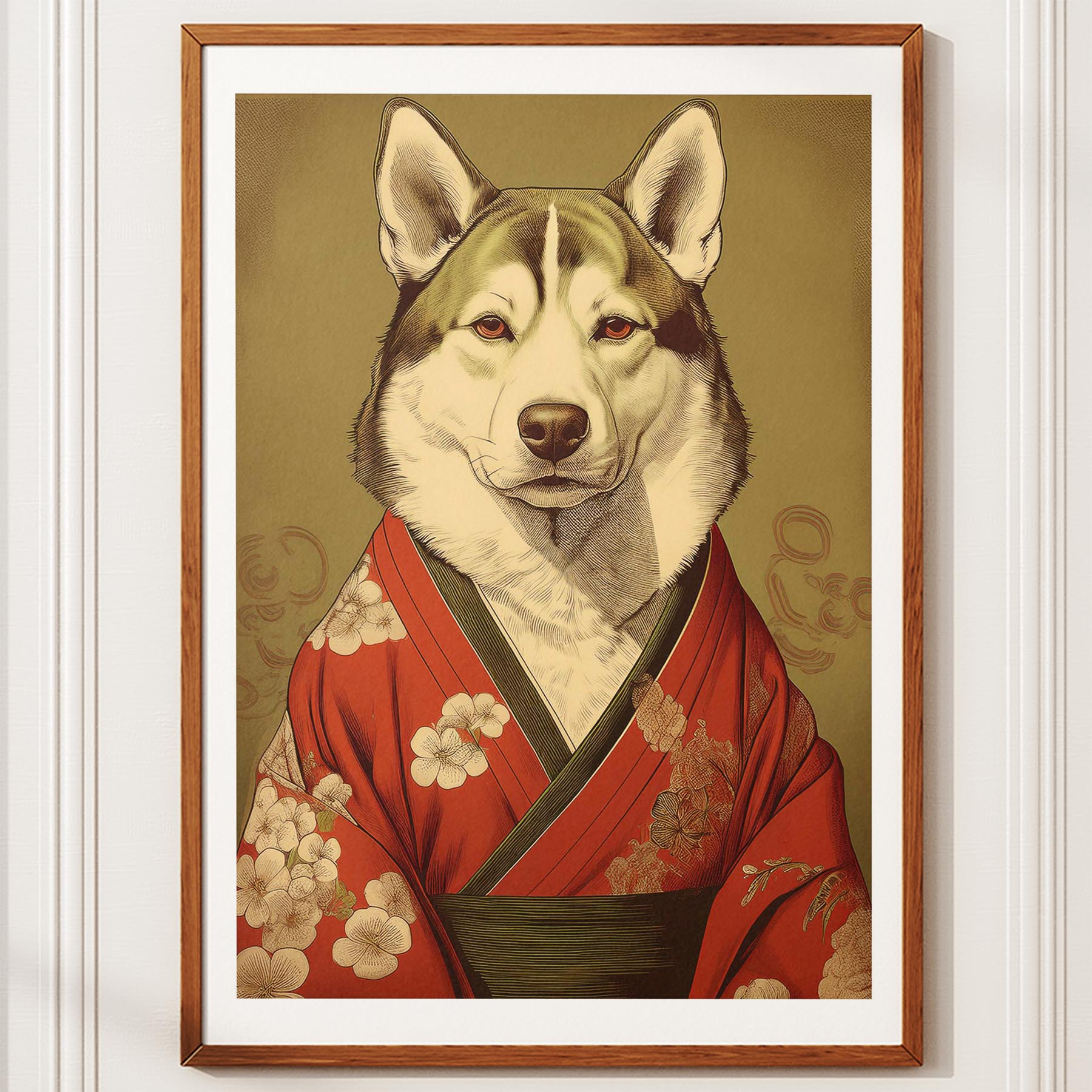 Alaskan Malamute Japanse Kimono Dog Series image 10