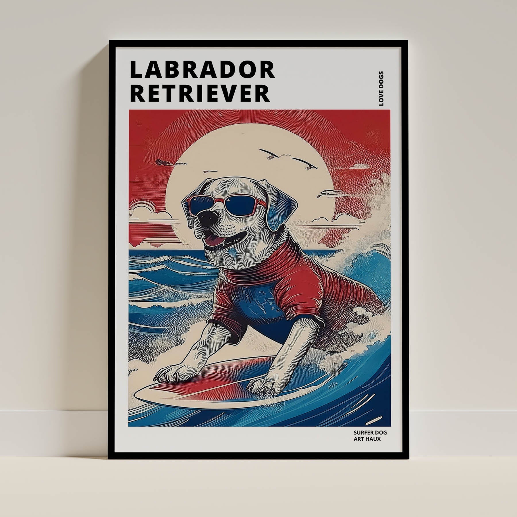 Labrador Retreiver Dog Art Print Unframed | 3 Unique Designs | Wall Art Gift for Dog Lovers - Image 3 | Dogsy & Co