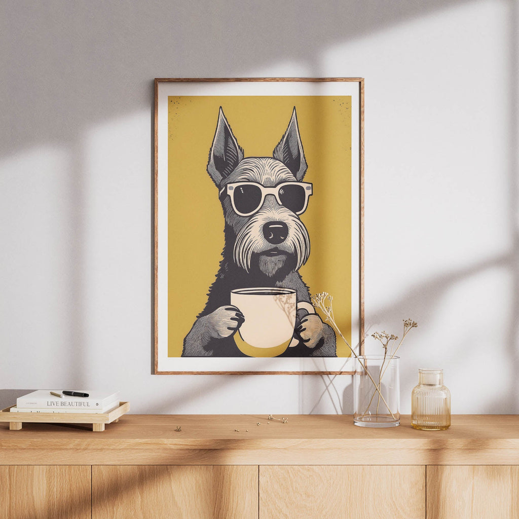Irish Terrier Chillin Coffee Dog image 8