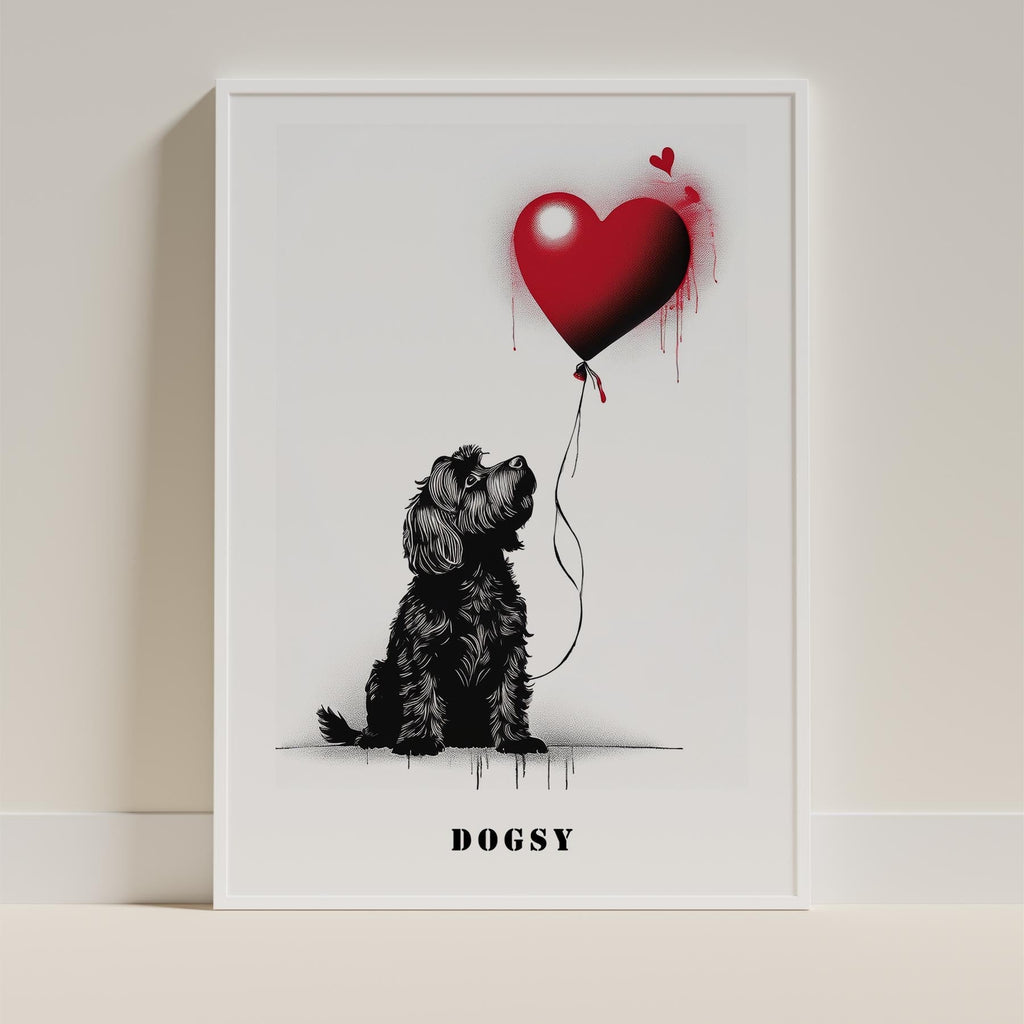 Australian Silky Terrier DOGSY Series inspired by the Art of Banksy with text Do image 9