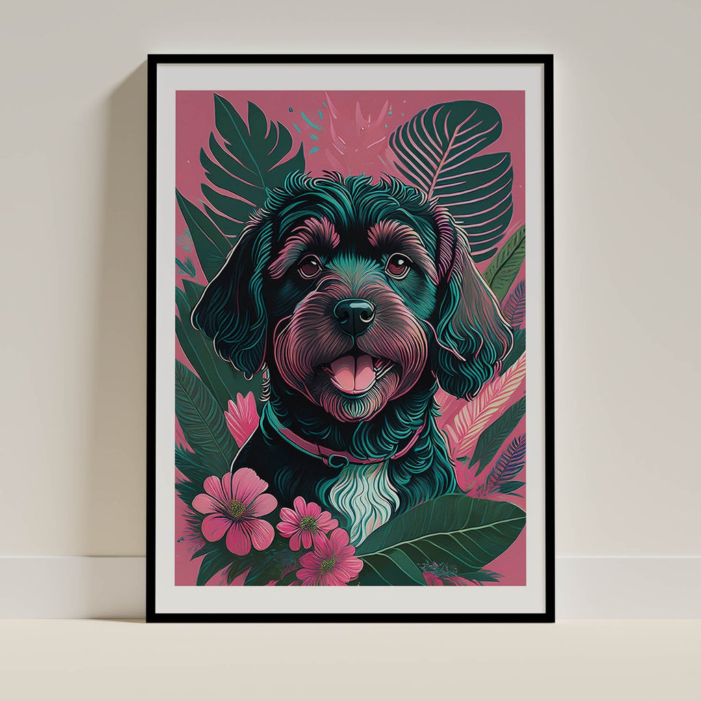 Cockapoo Flowery Dog image 0