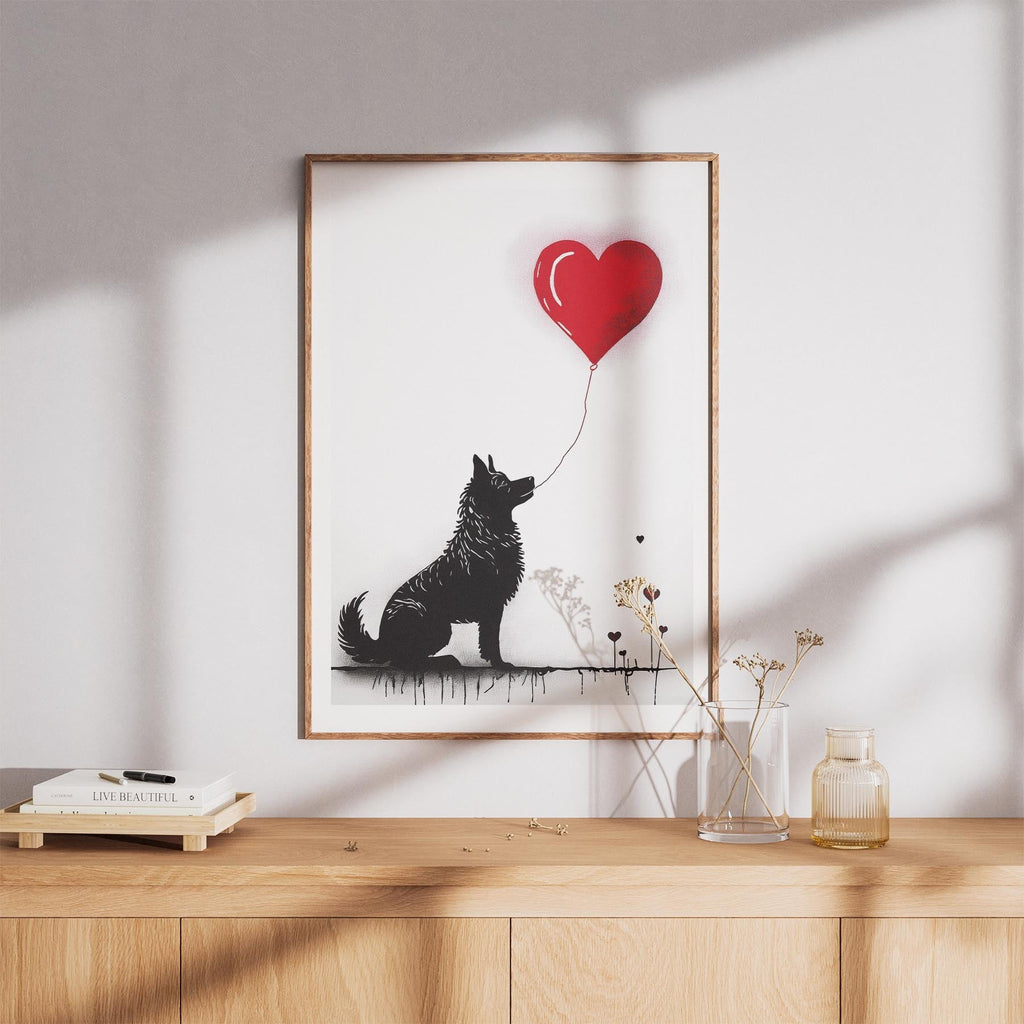 German Spitz DOGSY Series inspired by the Art of Banksy image 8