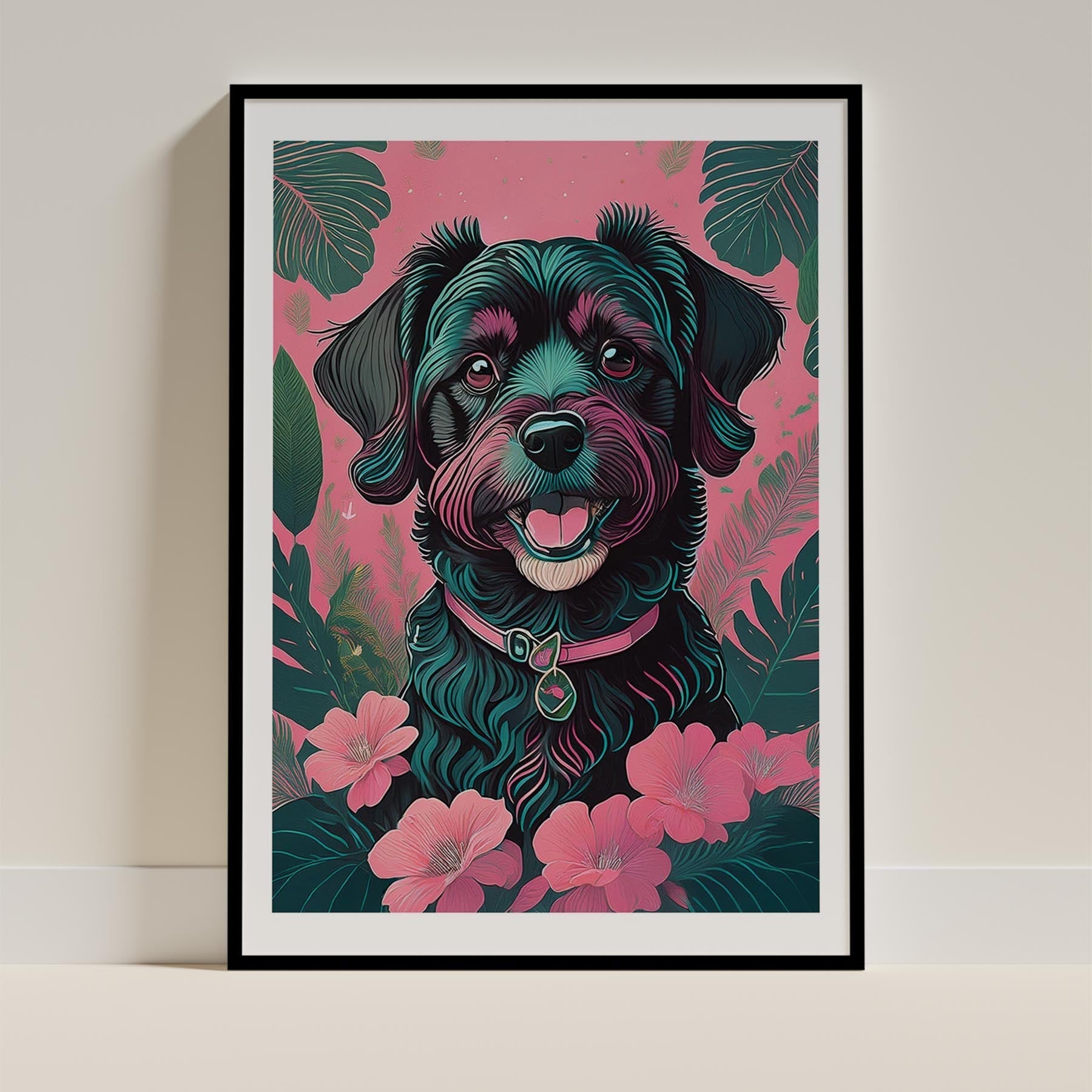 Jackapoo Flowery Dog image 12