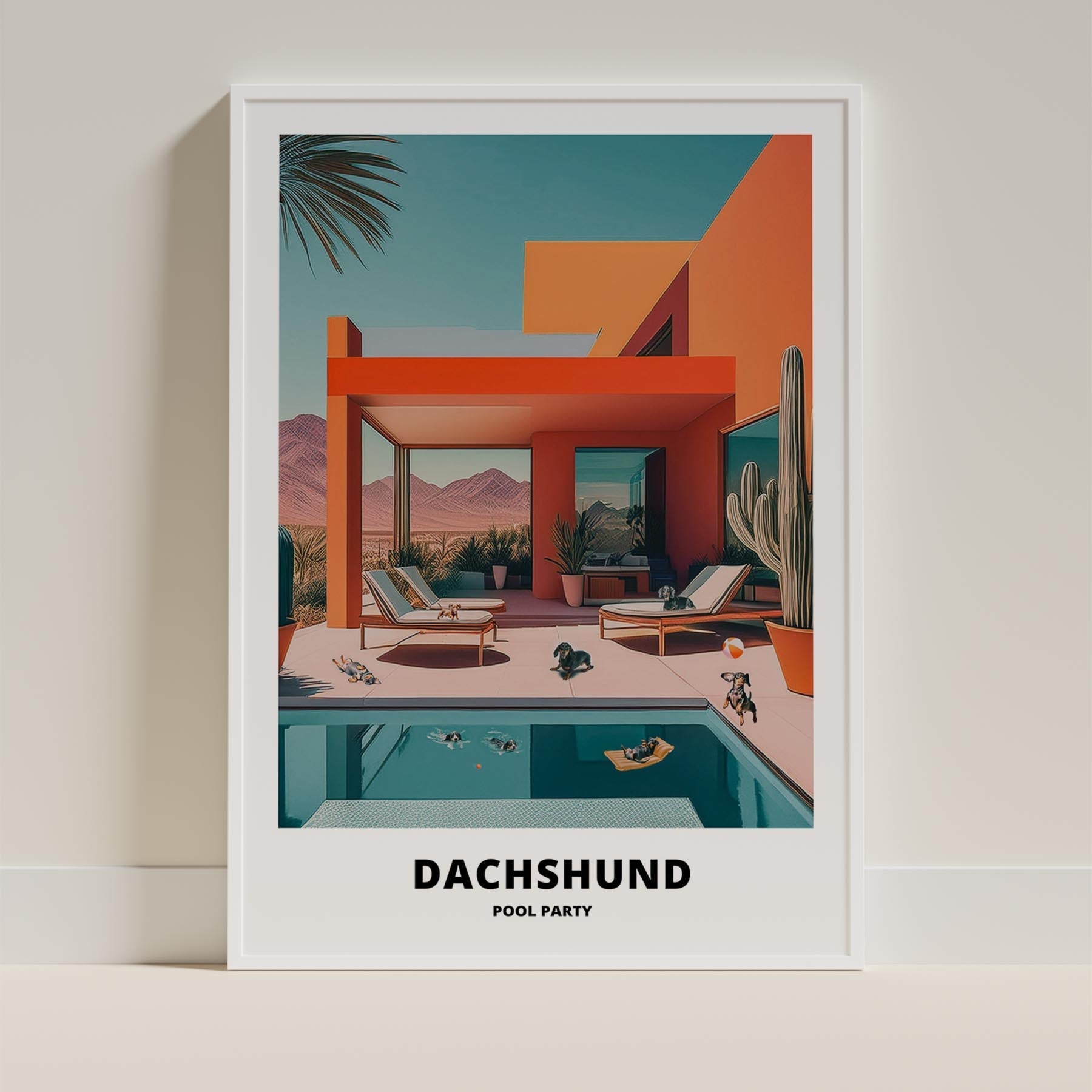 Dachshund Pool Party image 13