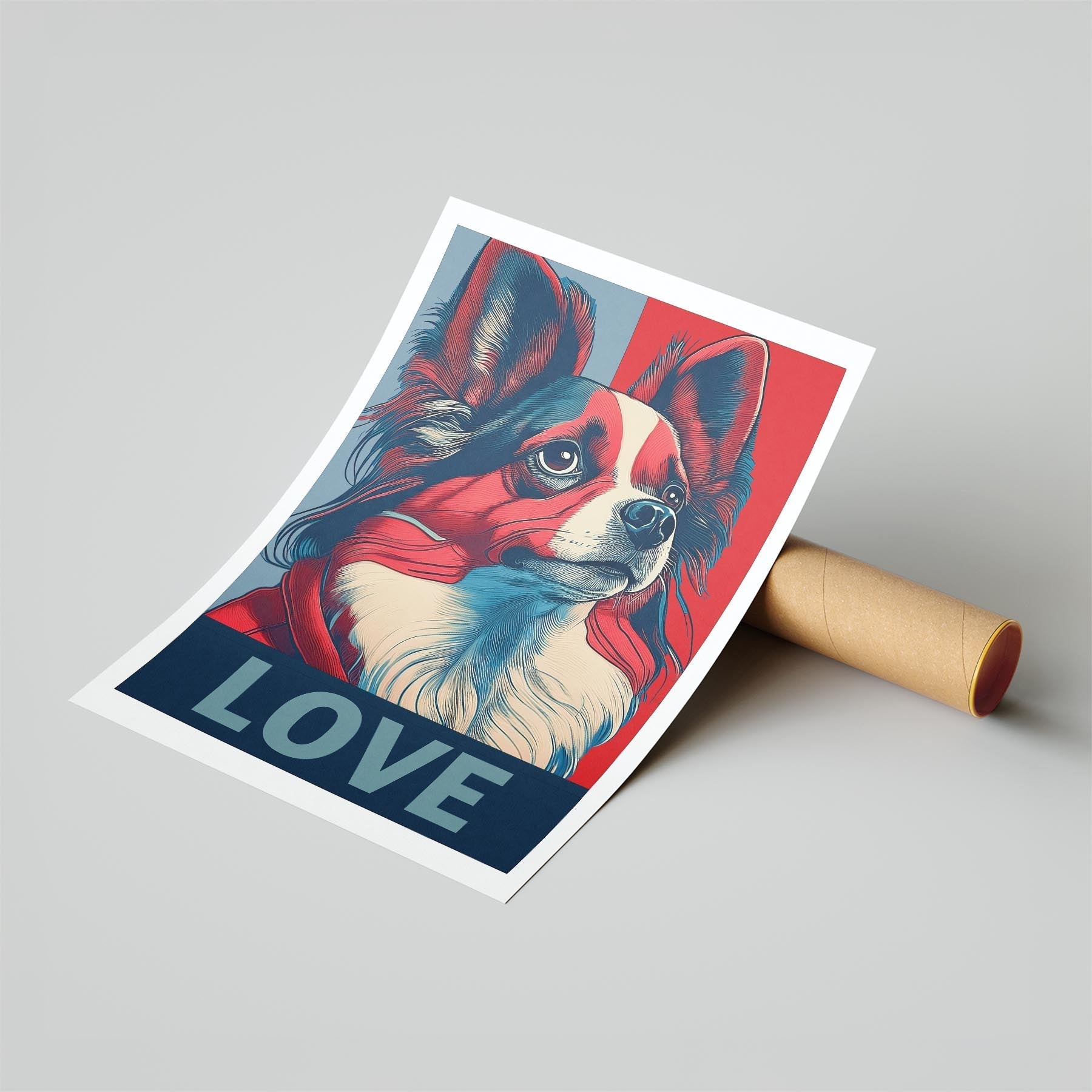 Papillon LOVE Series Inspired by the Obama Poster image 6