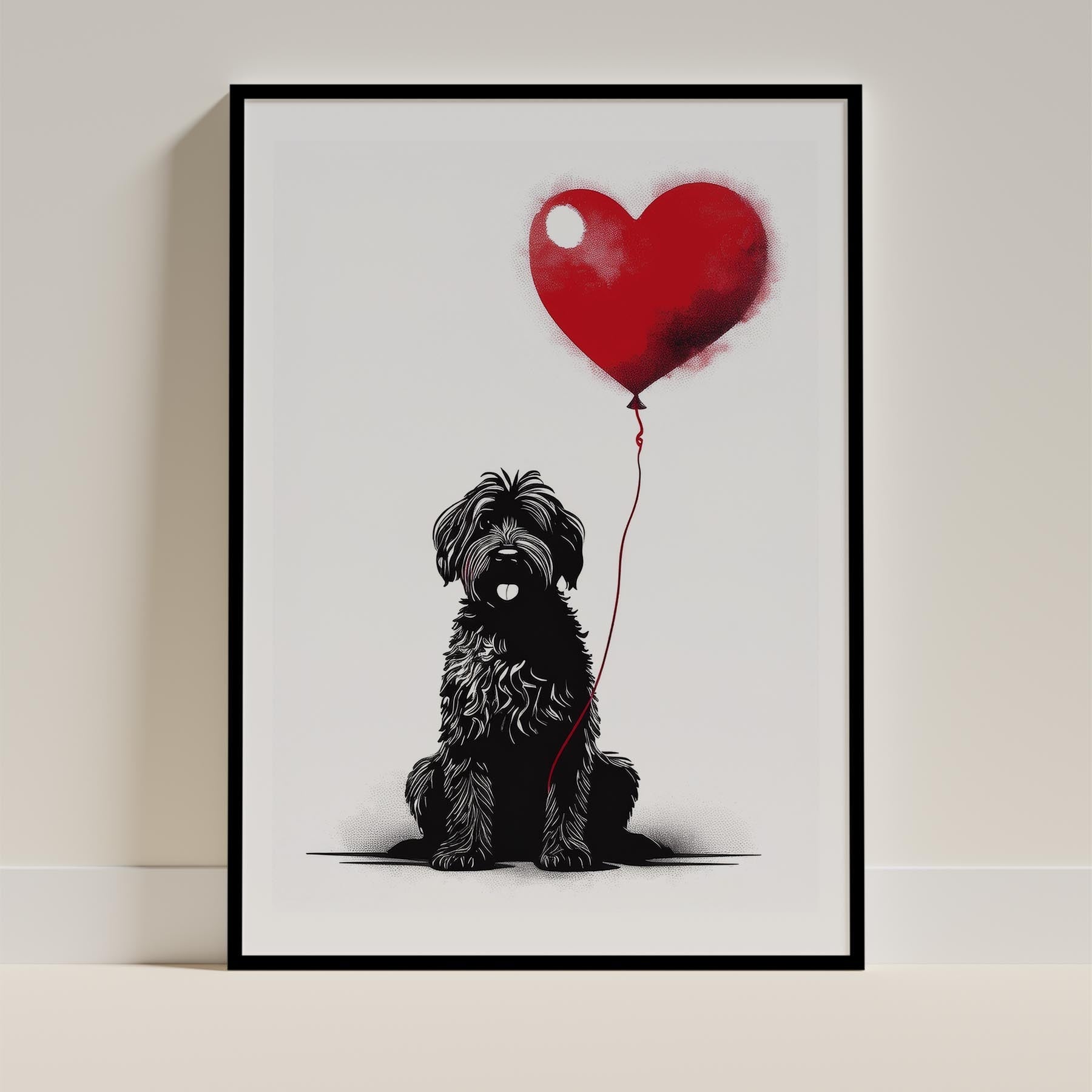 Smithfield Sheepdog Dog Art Print Unframed | 4 Unique Designs | Wall Art Gift for Dog Lovers - Image 3 | Dogsy & Co