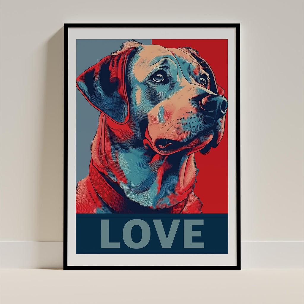 Maremma LOVE Series Inspired by the Obama Poster image 0